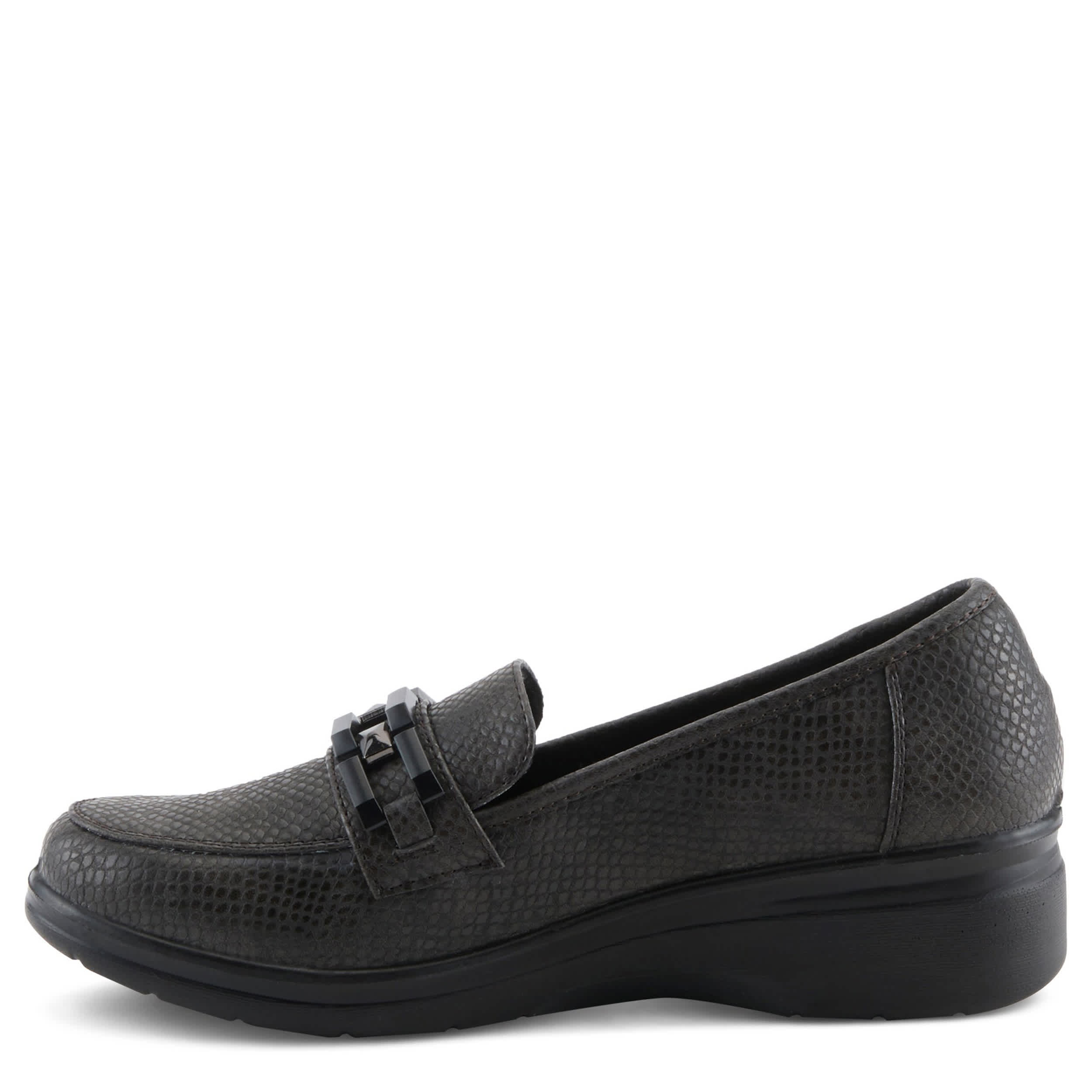 Flexus-WOMENS ARISORIA LOAFER-PEWTER & 