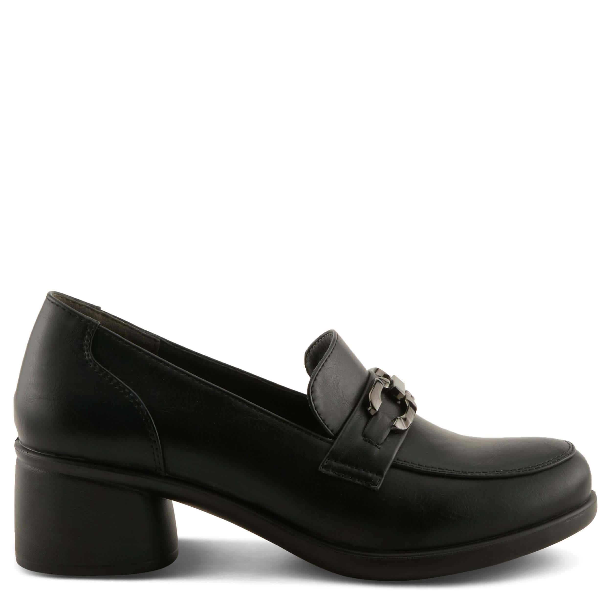 Flexus-WOMENS CALDERONI LOAFER-BLACK & 