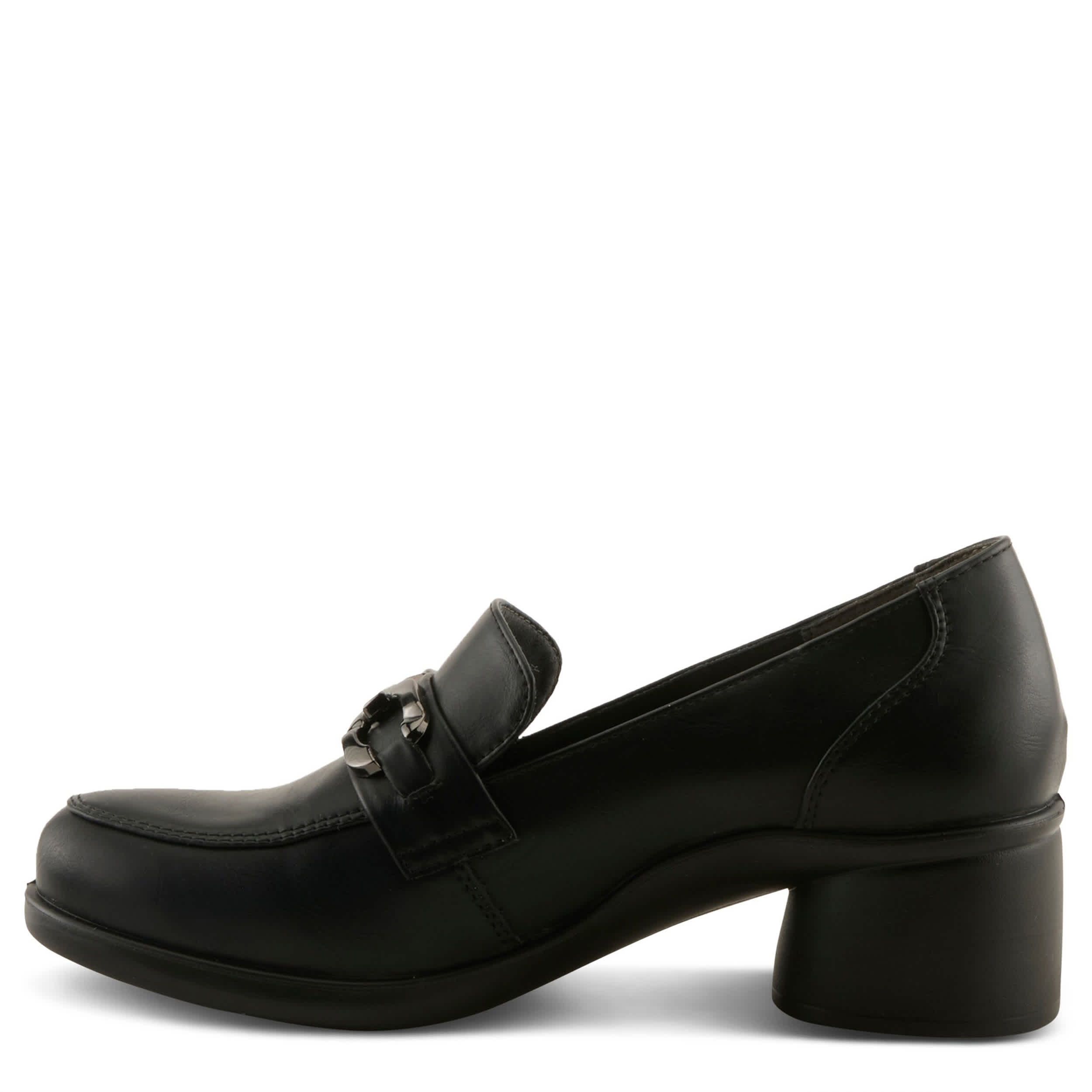 Flexus-WOMENS CALDERONI LOAFER-BLACK & 