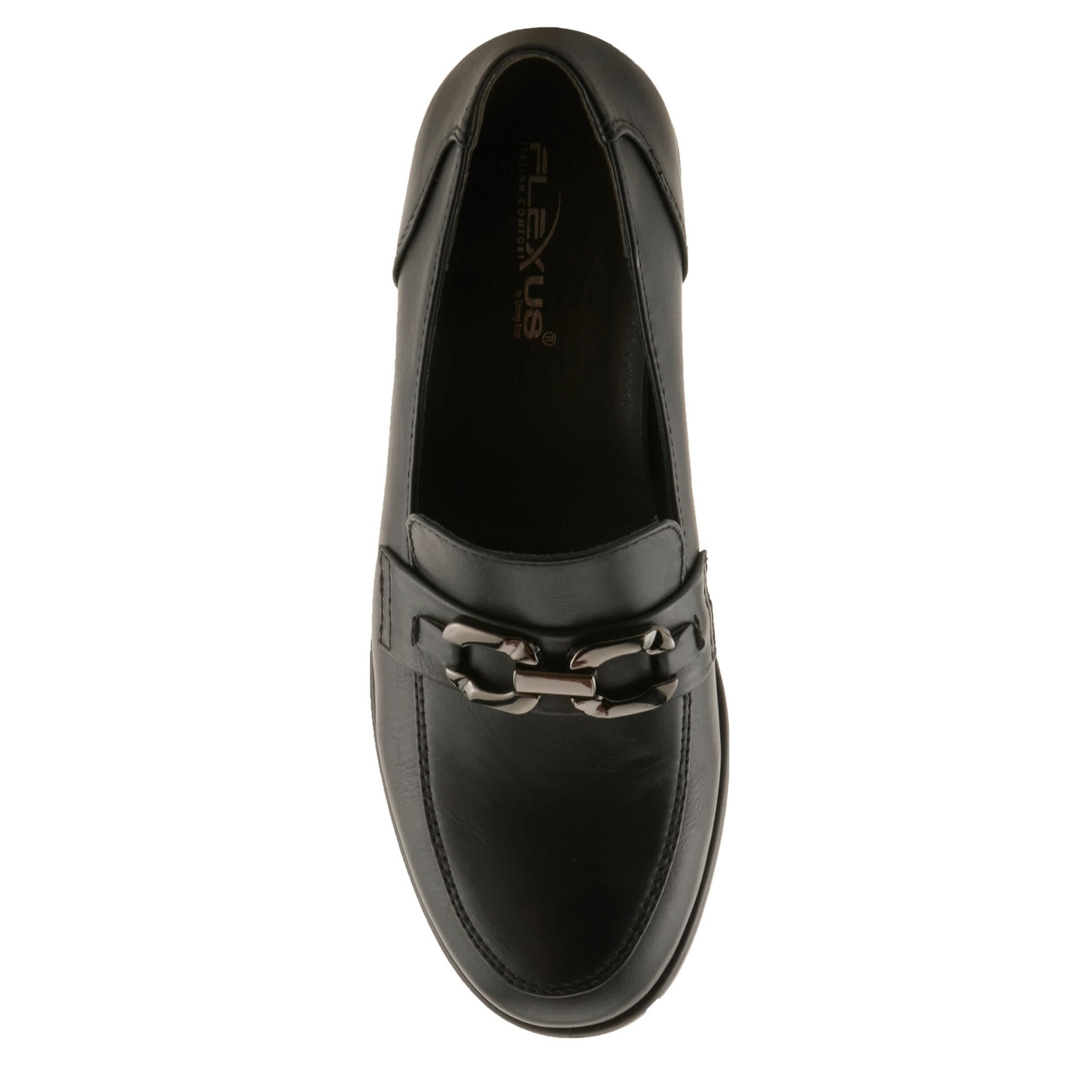 Flexus-WOMENS CALDERONI LOAFER-BLACK & 