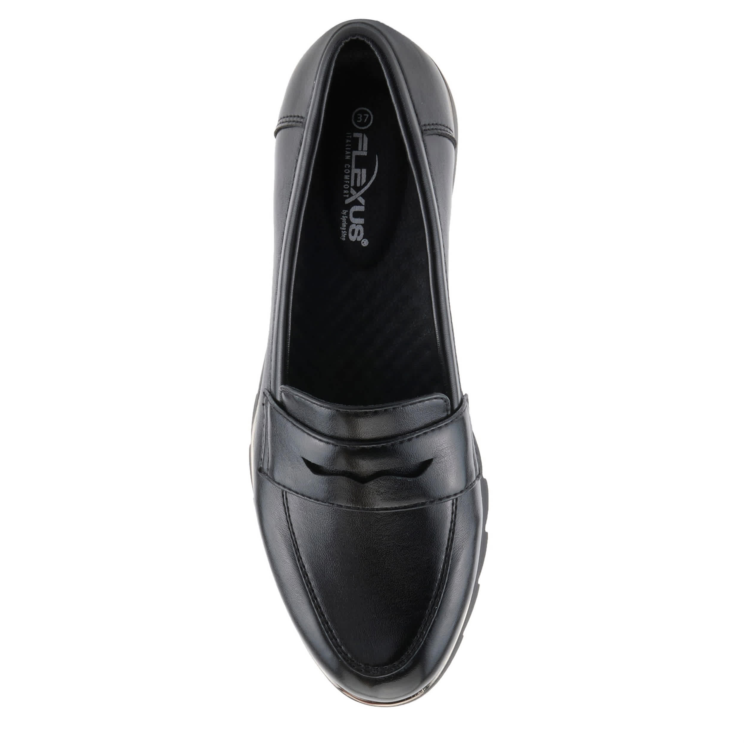 Flexus-WOMENS CANTUTA LOAFER-BLACK & 