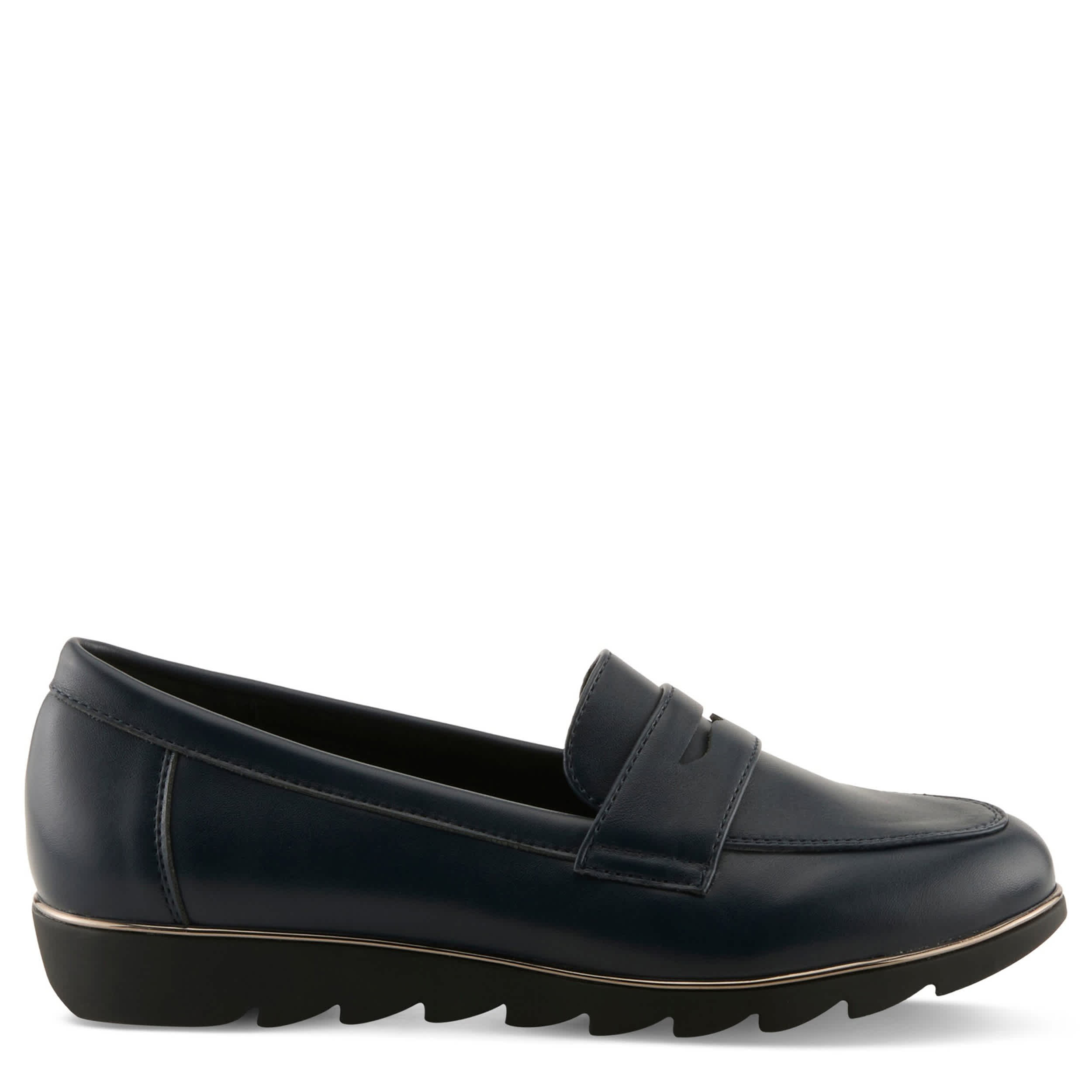 Flexus-WOMENS CANTUTA LOAFER-NAVY & 