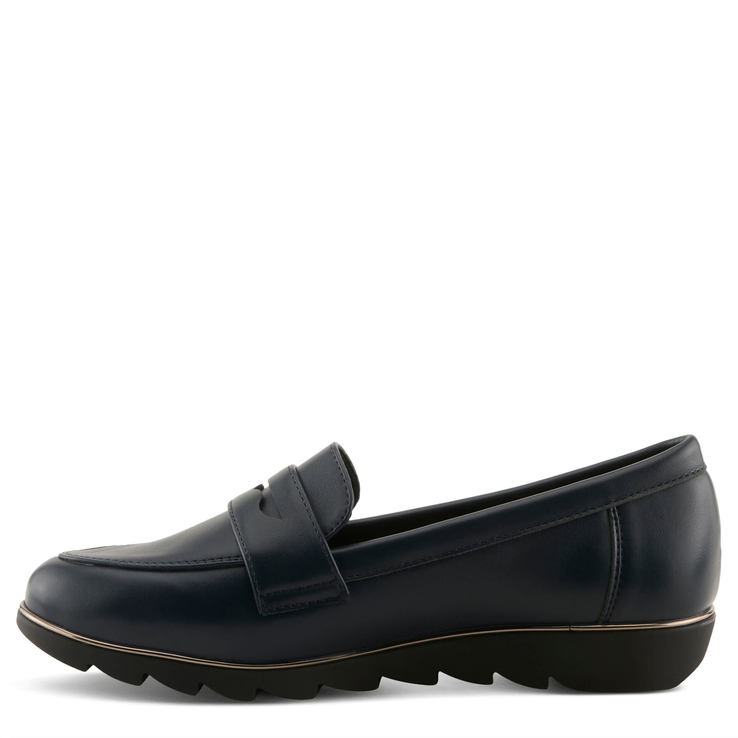 Flexus-WOMENS CANTUTA LOAFER-NAVY & 