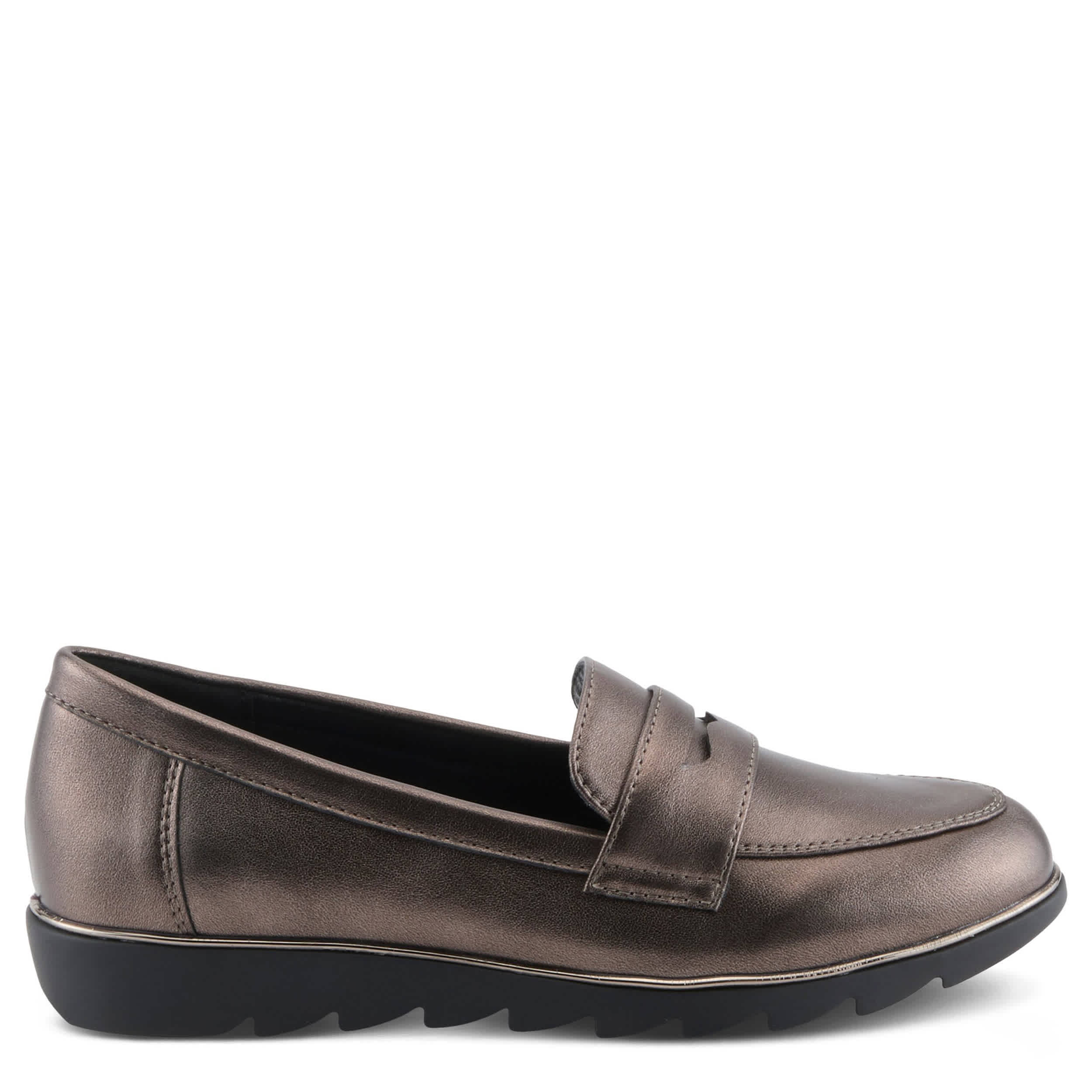 Flexus-WOMENS CANTUTA LOAFER-PEWTER & 