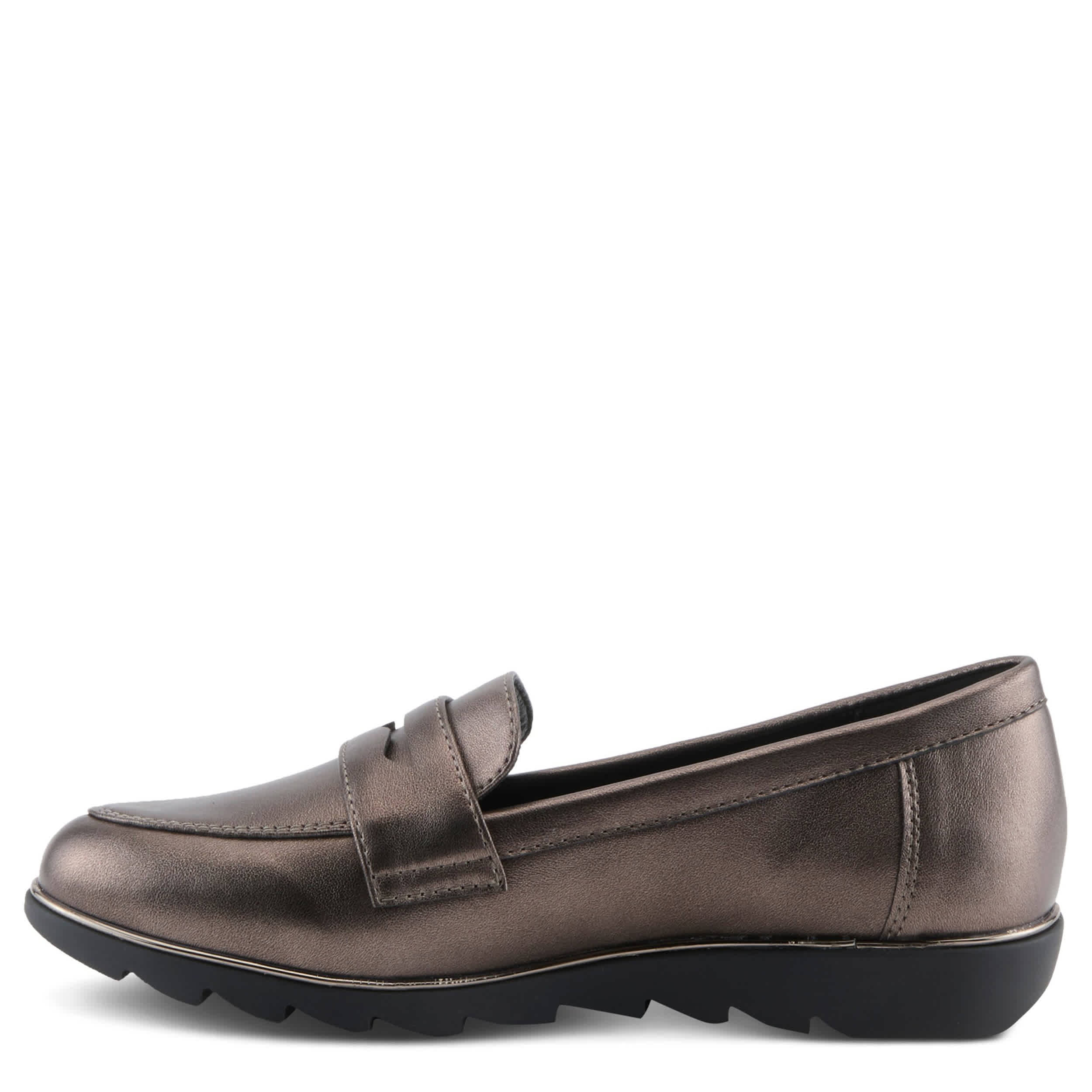 Flexus-WOMENS CANTUTA LOAFER-PEWTER & 