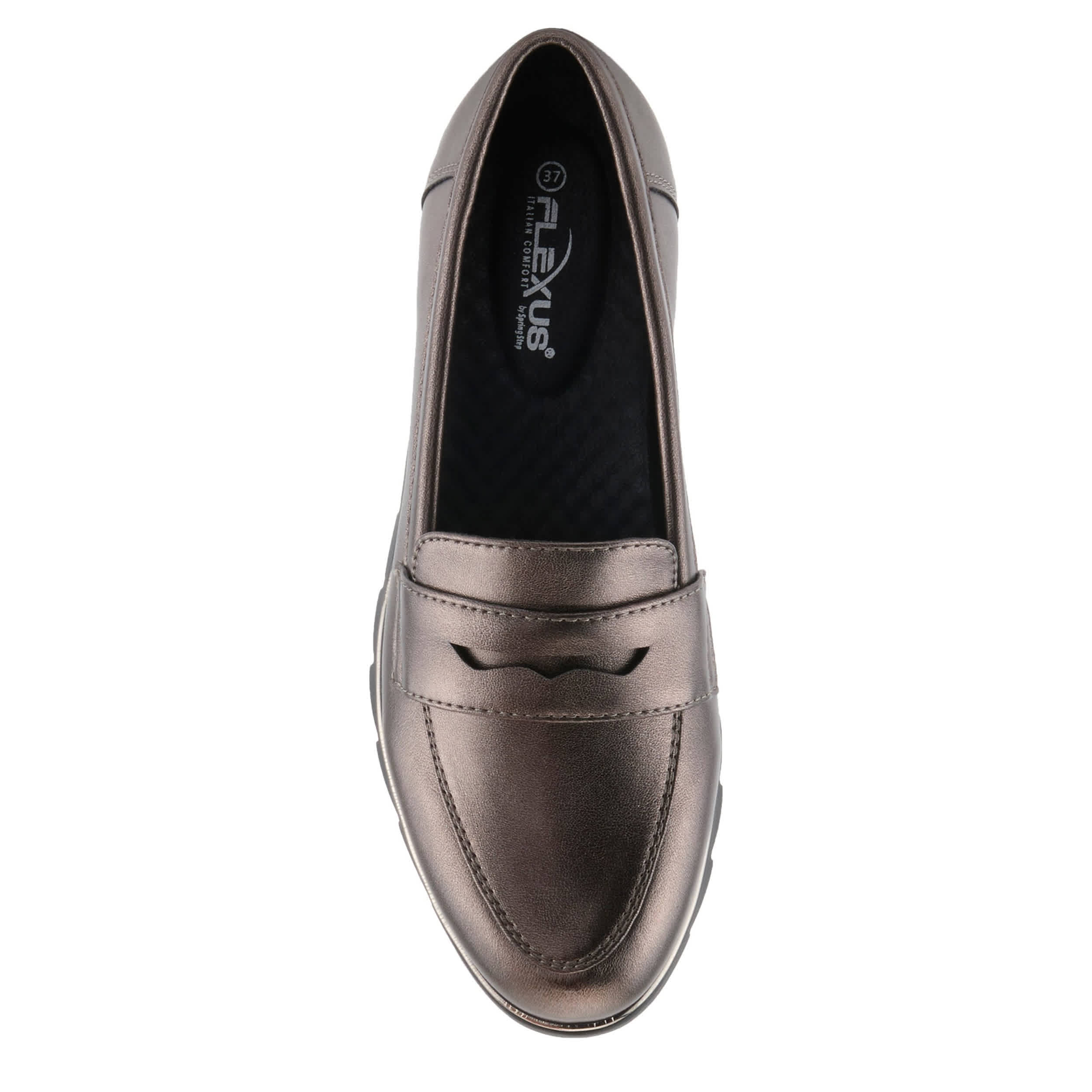 Flexus-WOMENS CANTUTA LOAFER-PEWTER & 