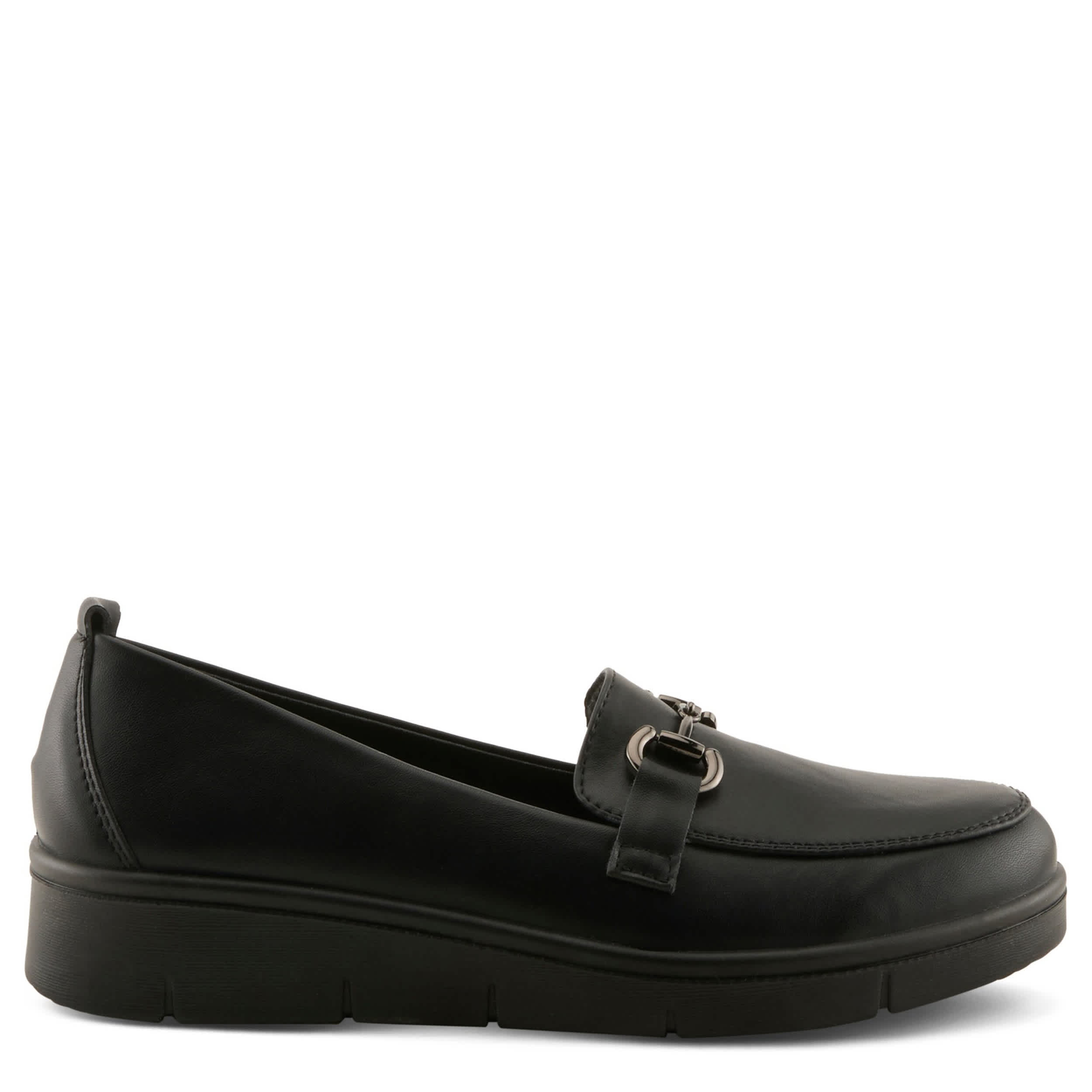 Flexus-WOMENS CASHMERAN LOAFER-BLACK & 
