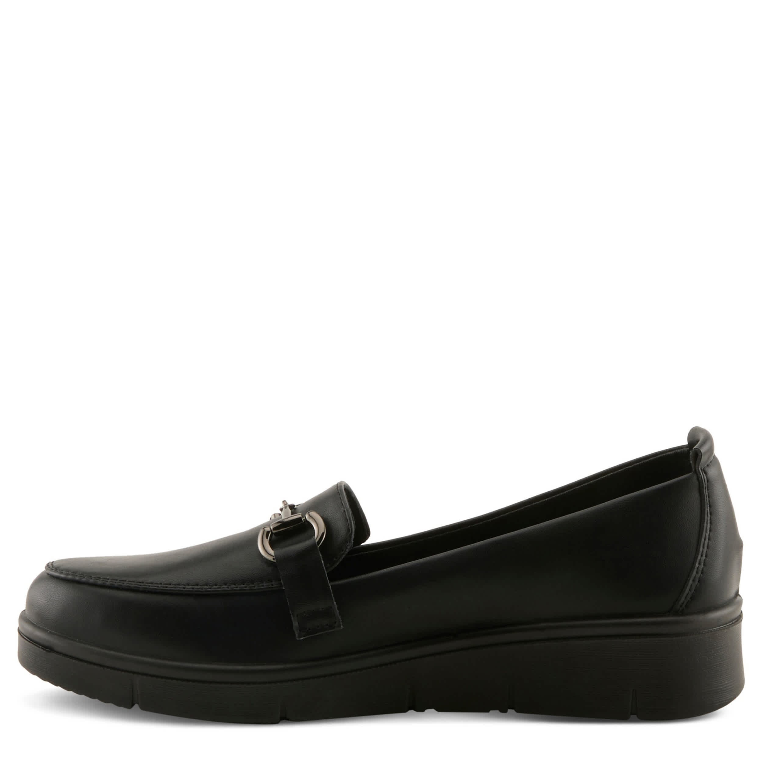 Flexus-WOMENS CASHMERAN LOAFER-BLACK & 