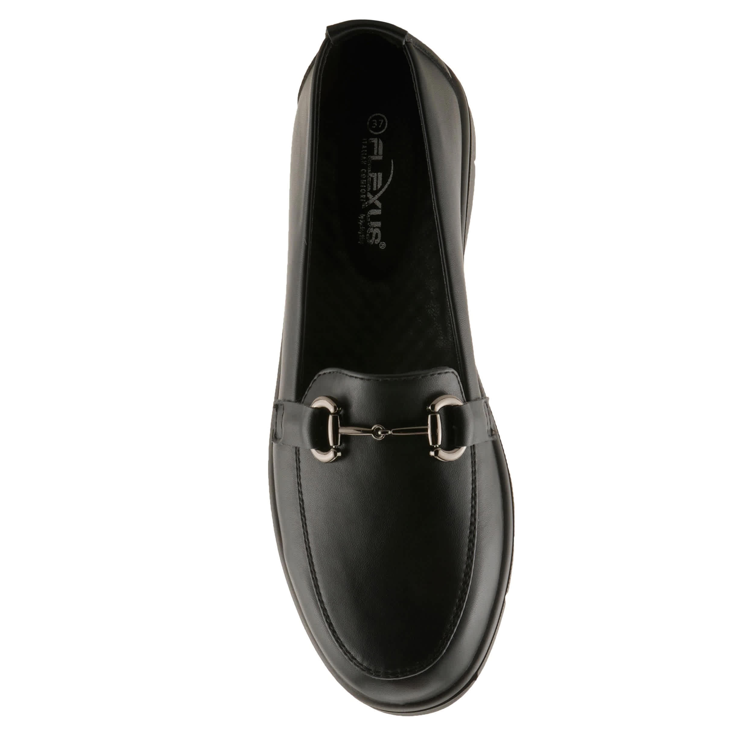 Flexus-WOMENS CASHMERAN LOAFER-BLACK & 