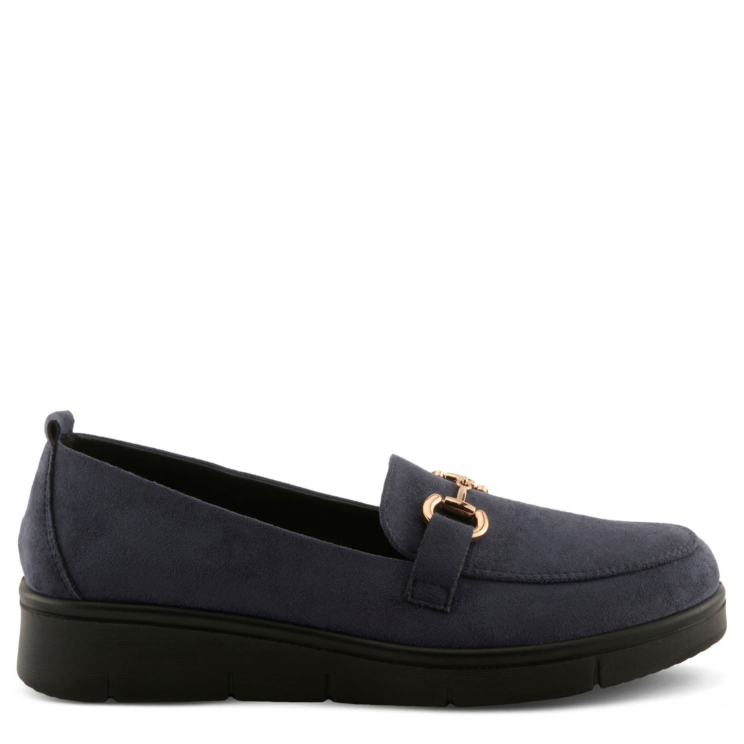 Flexus-WOMENS CASHMERAN LOAFER-DARK BLUE & 