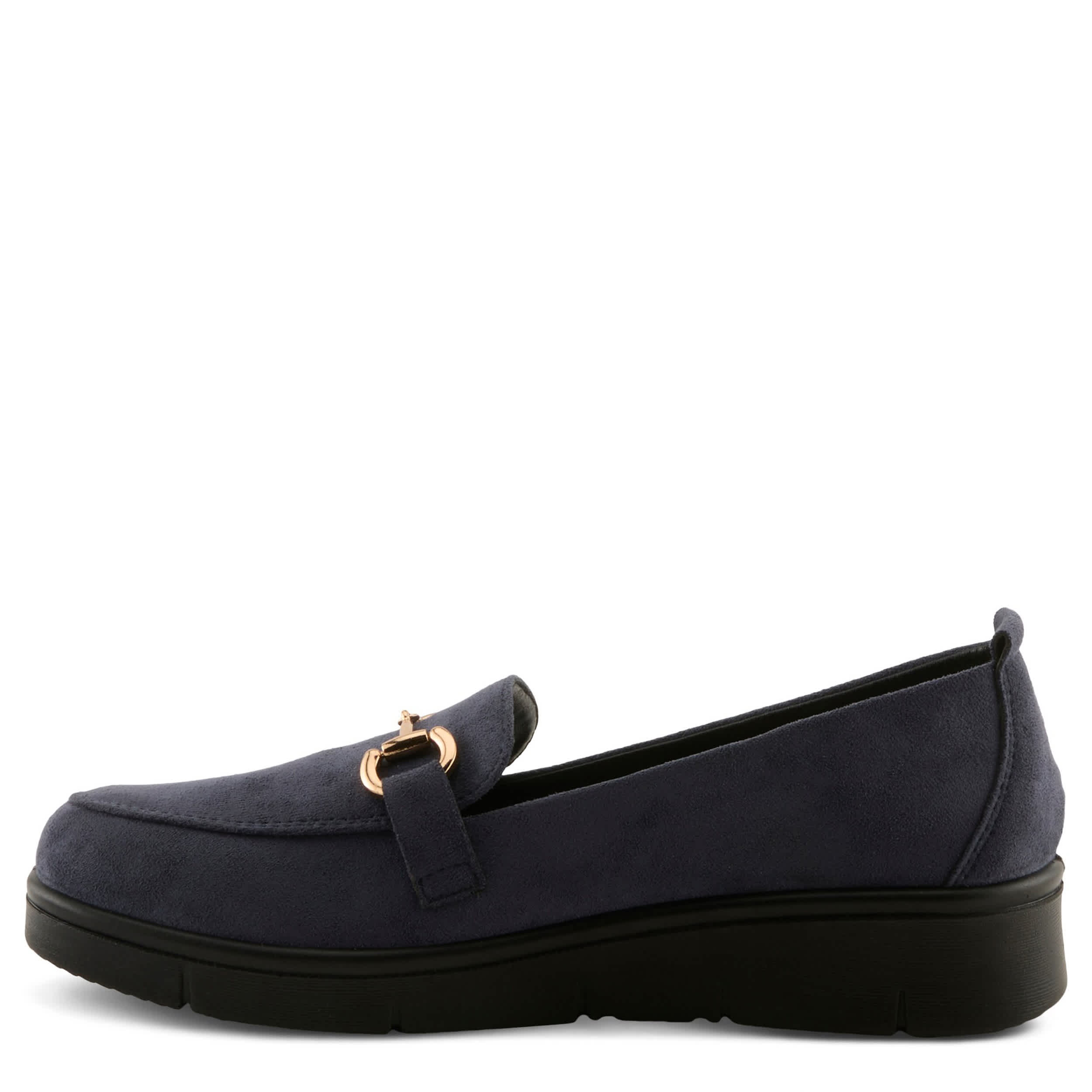 Flexus-WOMENS CASHMERAN LOAFER-DARK BLUE & 