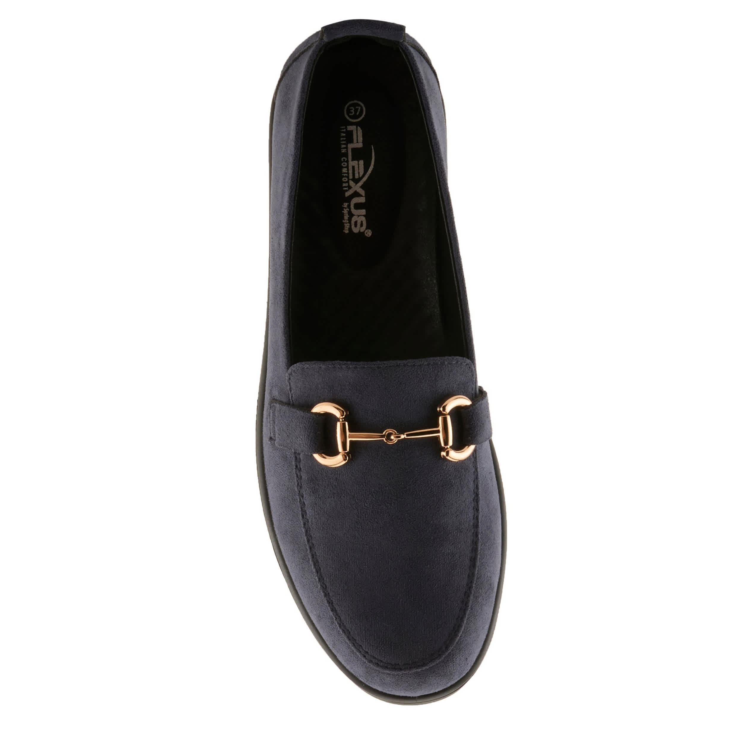 Flexus-WOMENS CASHMERAN LOAFER-DARK BLUE & 