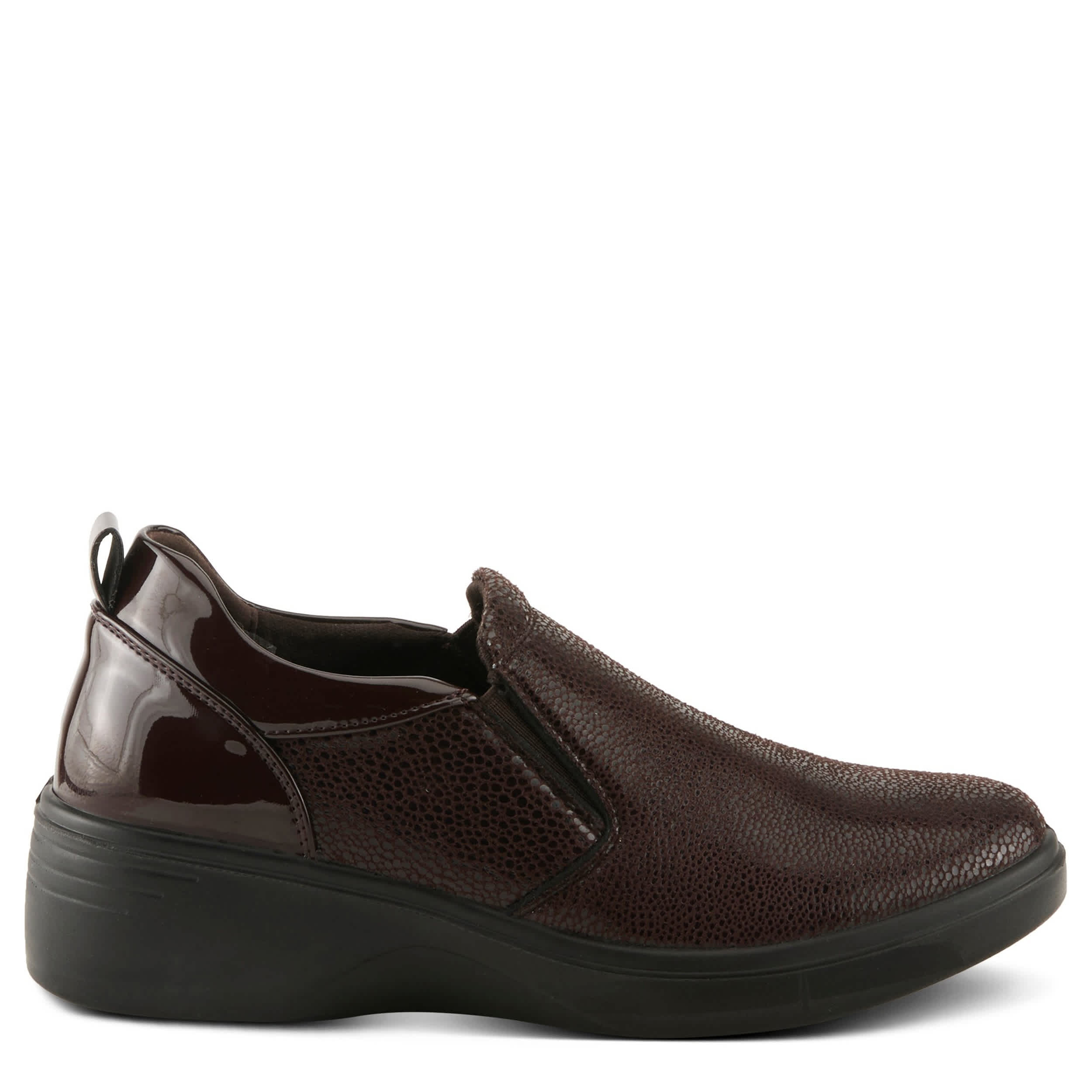 Flexus-WOMENS WRENLY LOAFER-CHOCOLATE & 