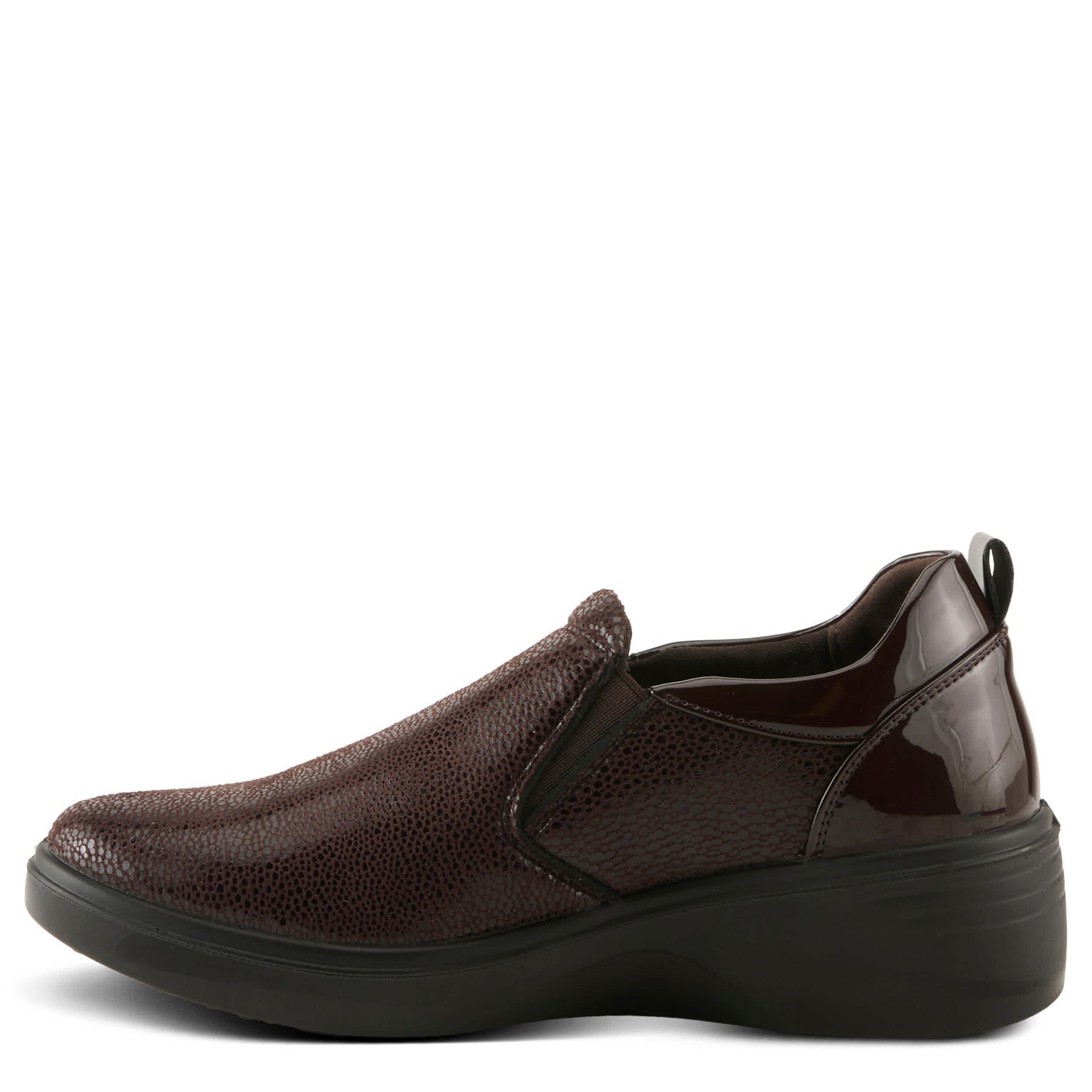 Flexus-WOMENS WRENLY LOAFER-CHOCOLATE & 
