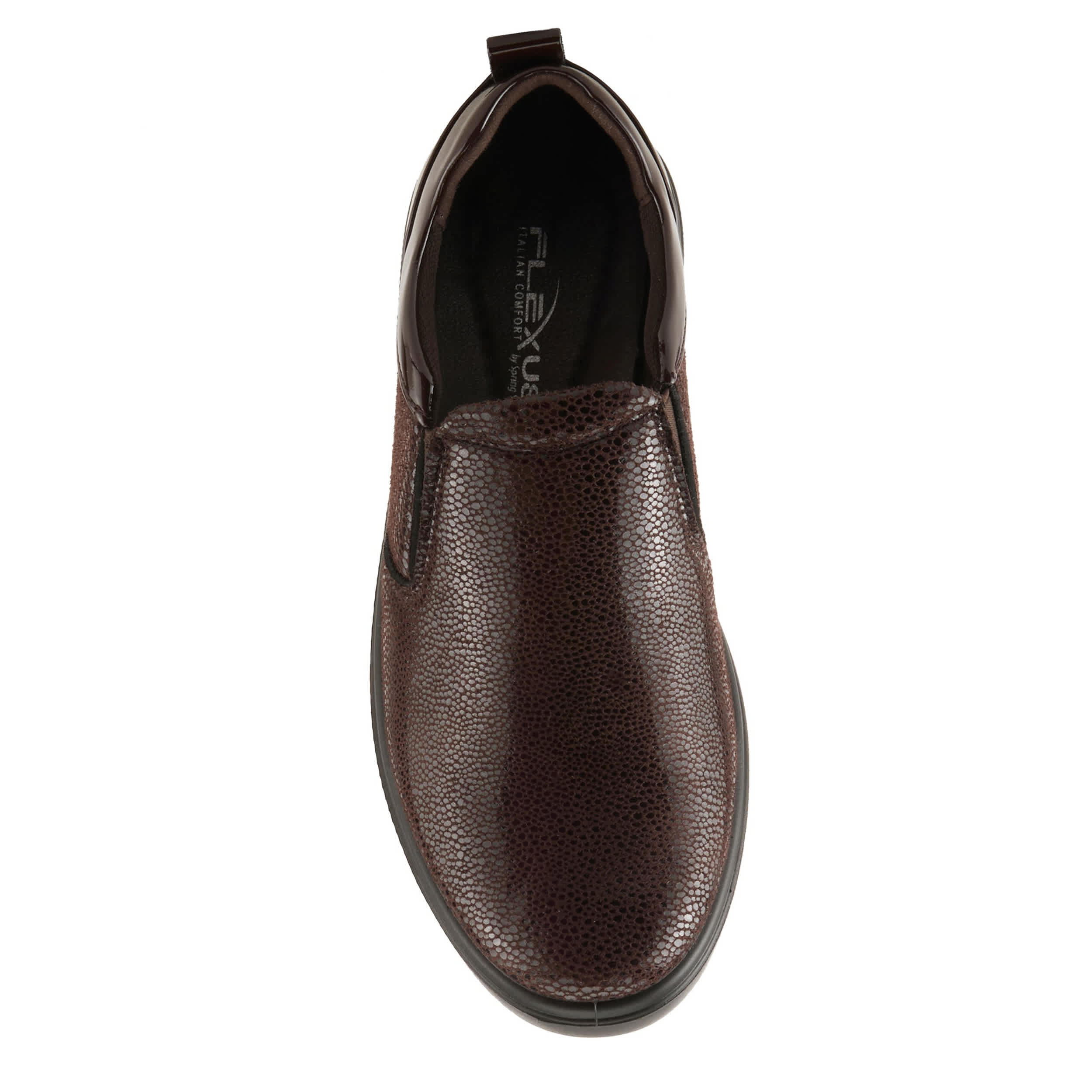 Flexus-WOMENS WRENLY LOAFER-CHOCOLATE & 