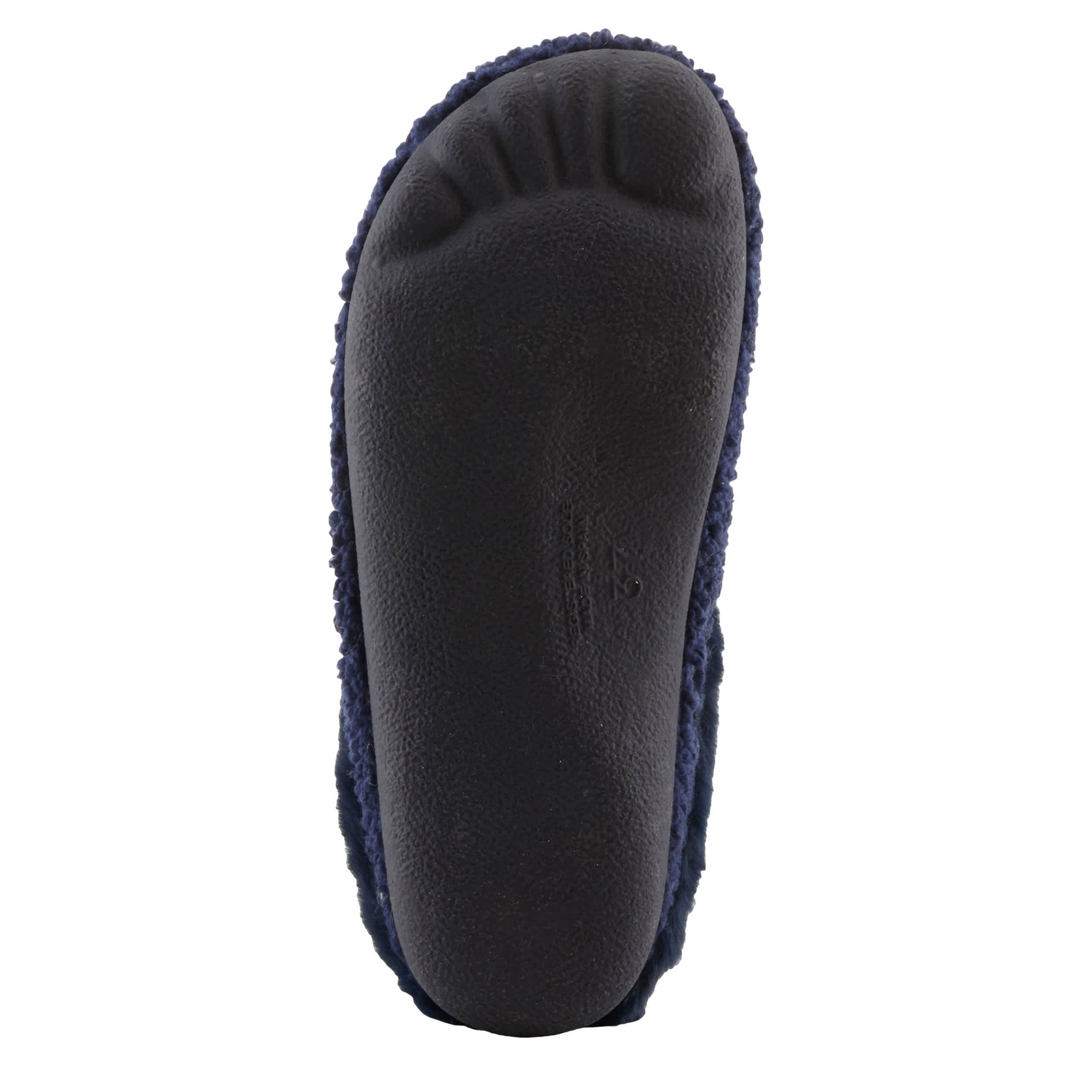 Flexus-WOMENS ABOUQUET FAUX FUR SLIPPER-NAVY & 