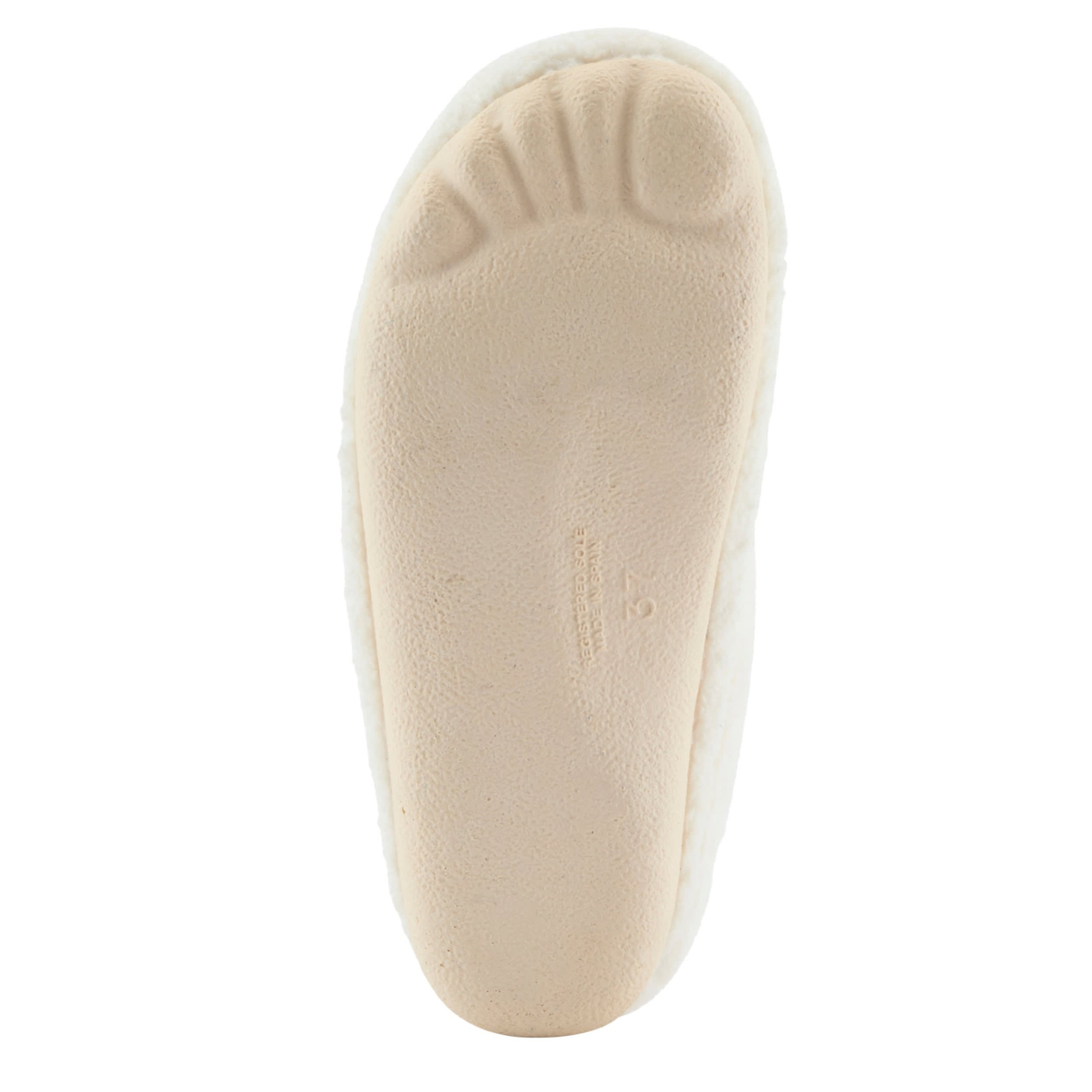 Flexus-WOMENS ABOUQUET FAUX FUR SLIPPER-OFF WHITE & 