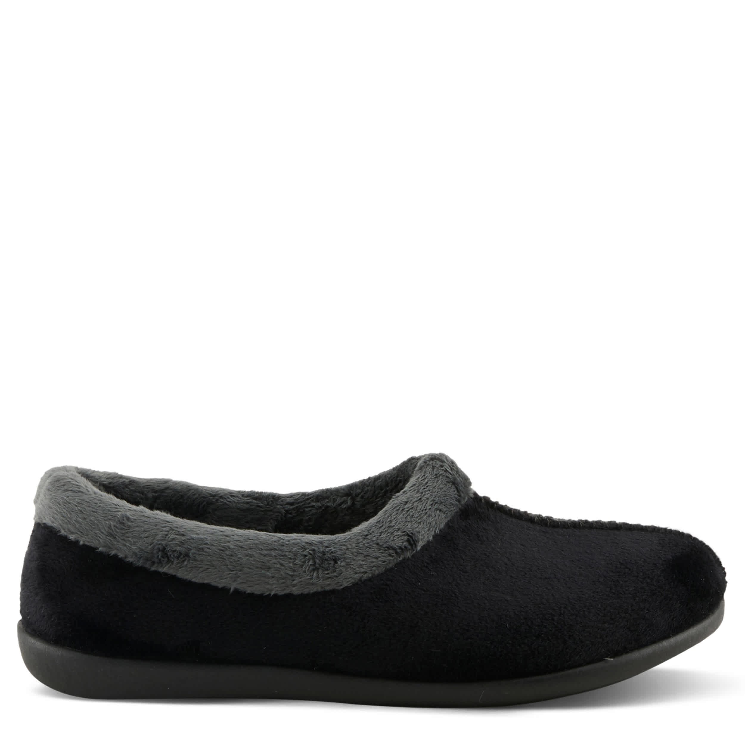 Flexus-WOMENS AMALIE SLIPPER-BLACK & 