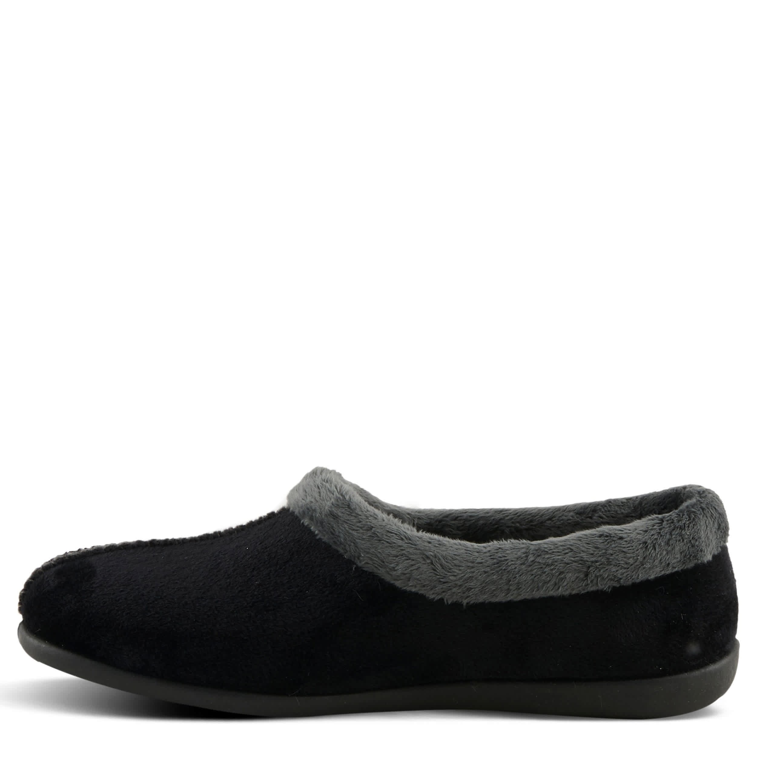 Flexus-WOMENS AMALIE SLIPPER-BLACK & 