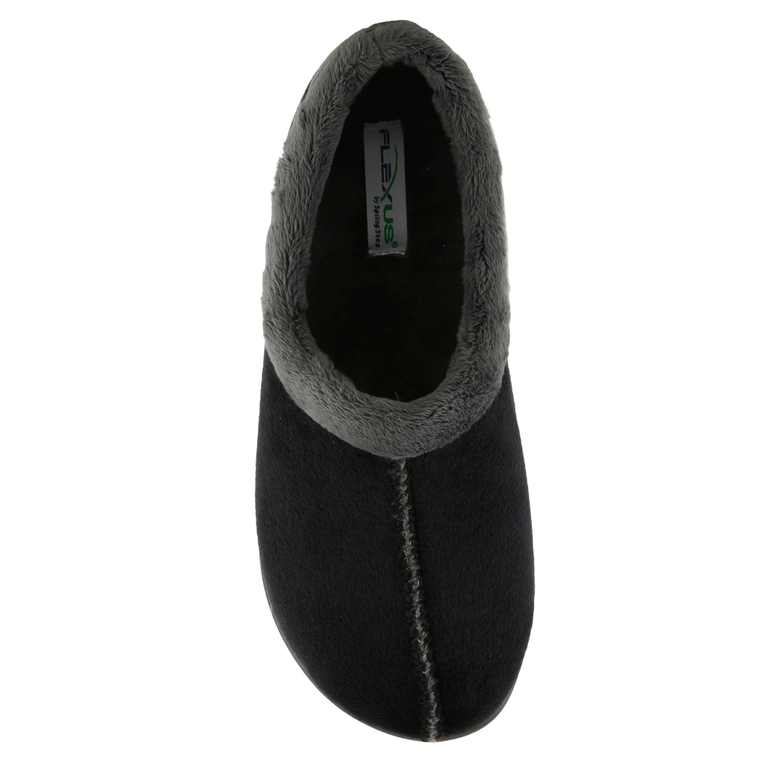 Flexus-WOMENS AMALIE SLIPPER-BLACK & 