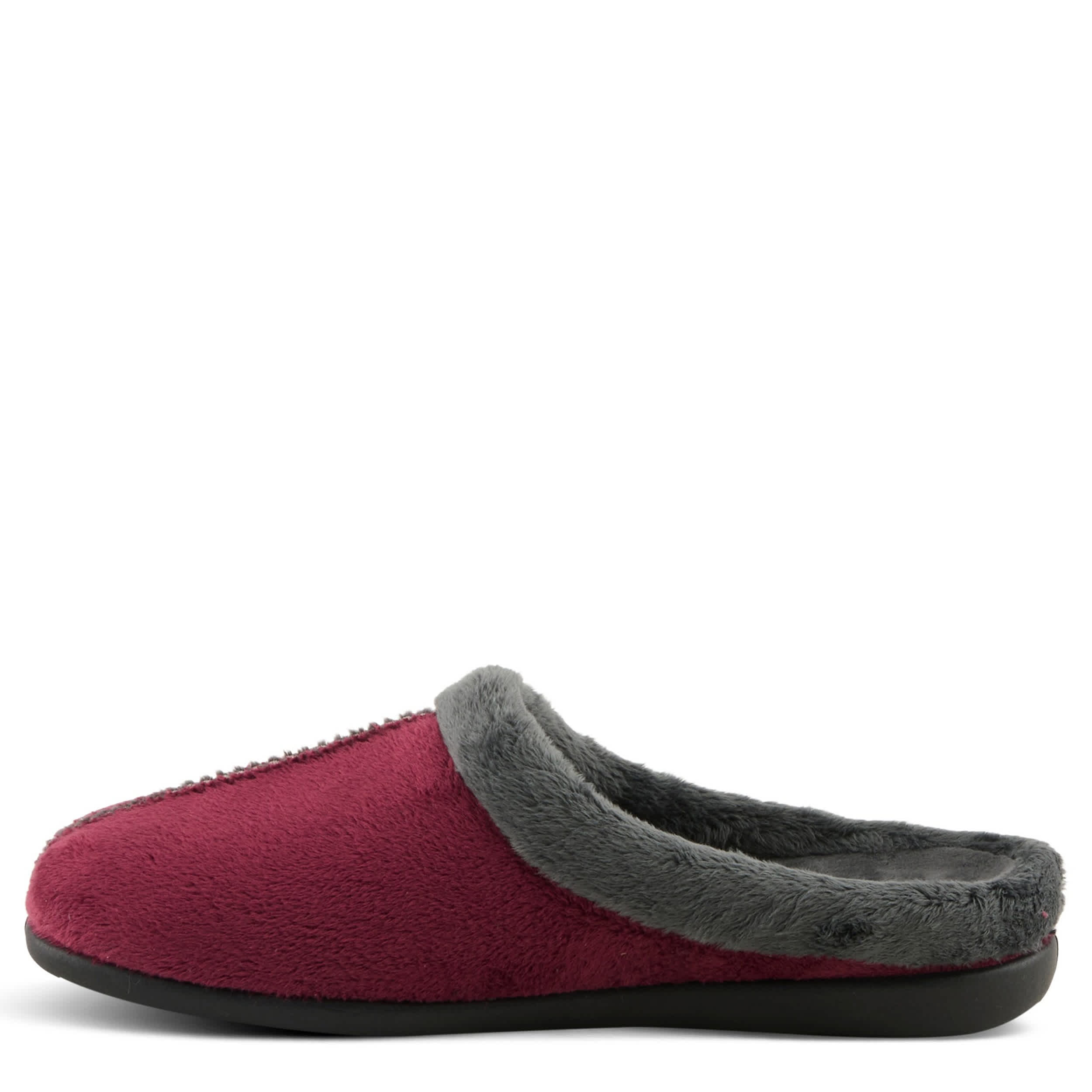 Flexus-WOMENS AUSHANA SLIPPER-DARK RED & MULTICOLOR