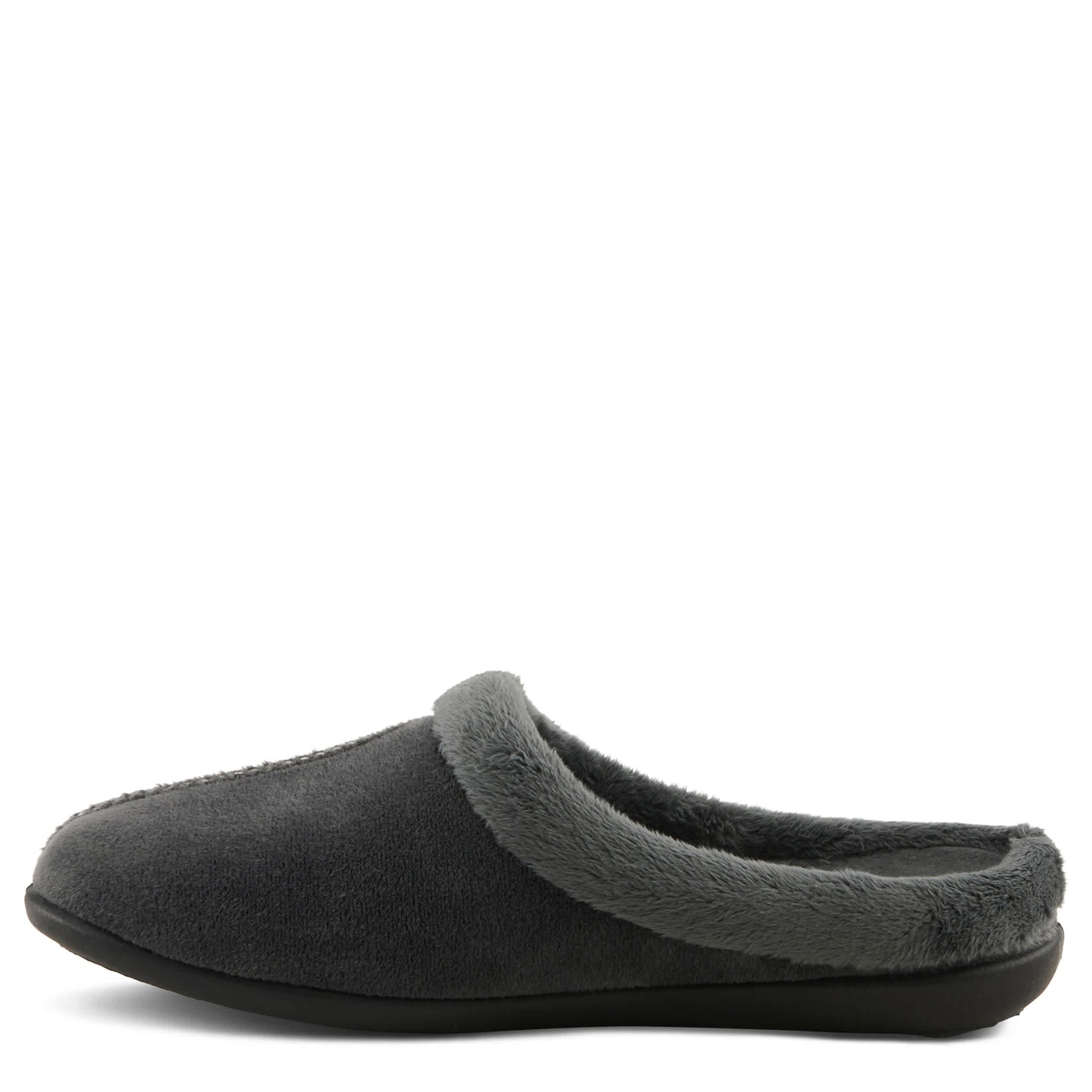 Flexus-WOMENS AUSHANA SLIPPER-DARK GREY & 