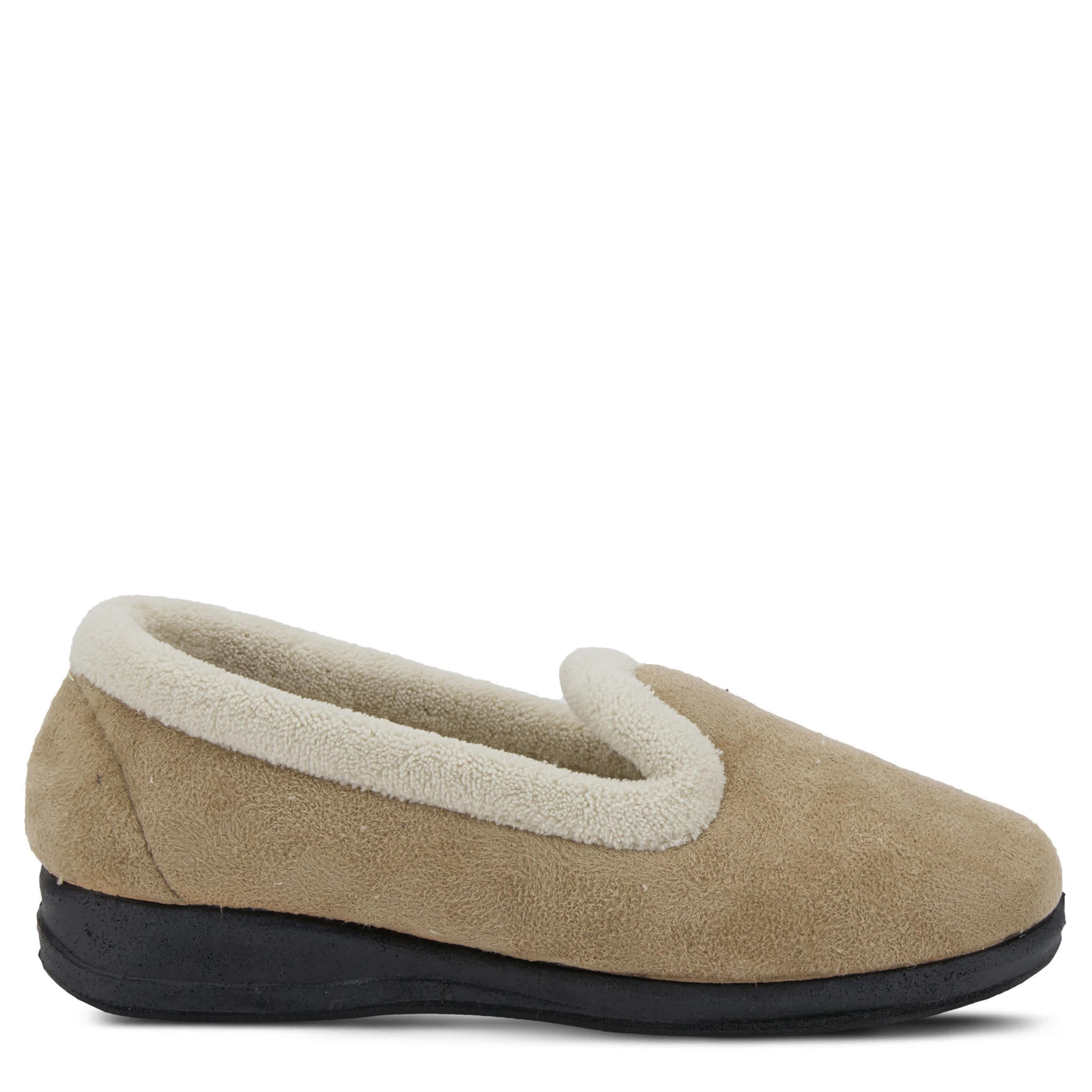 Flexus-WOMENS ISLA SLIPPER-BEIGE & 