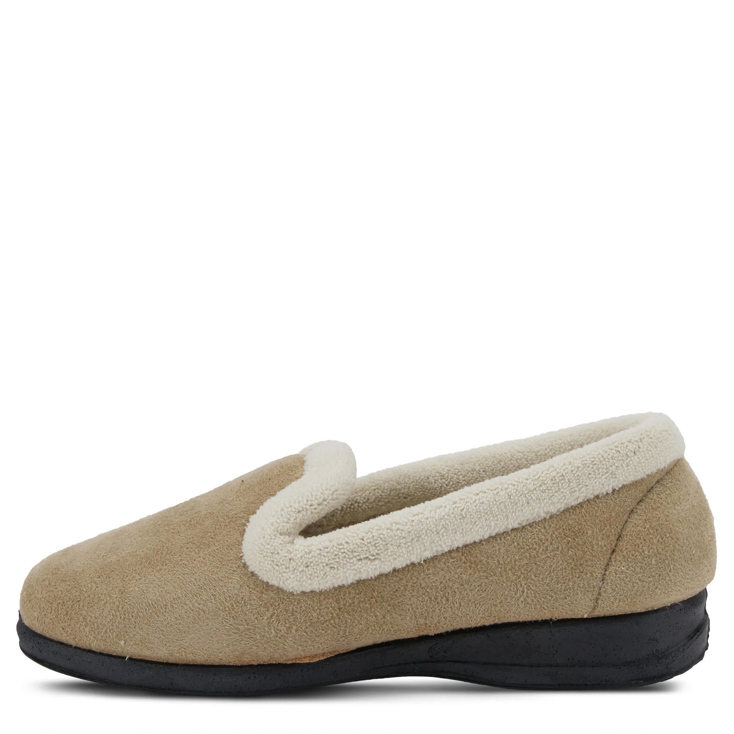 Flexus-WOMENS ISLA SLIPPER-BEIGE & 