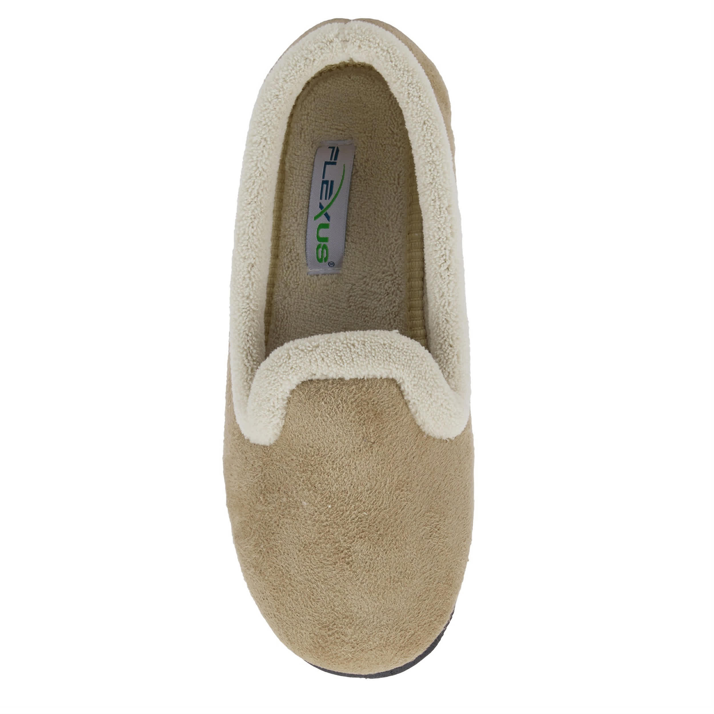 Flexus-WOMENS ISLA SLIPPER-BEIGE & 