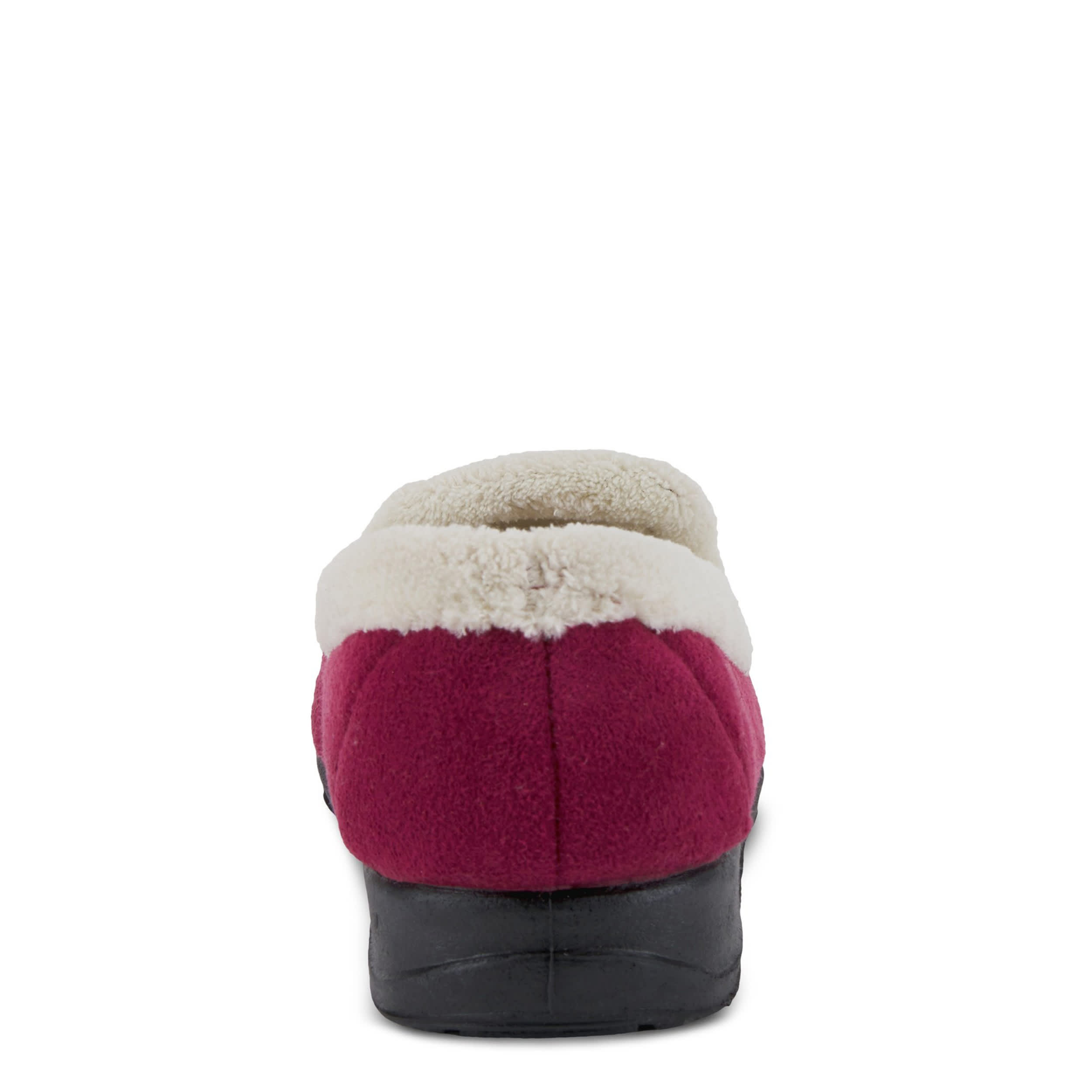 Flexus-WOMENS ISLA SLIPPER-DARK RED & 