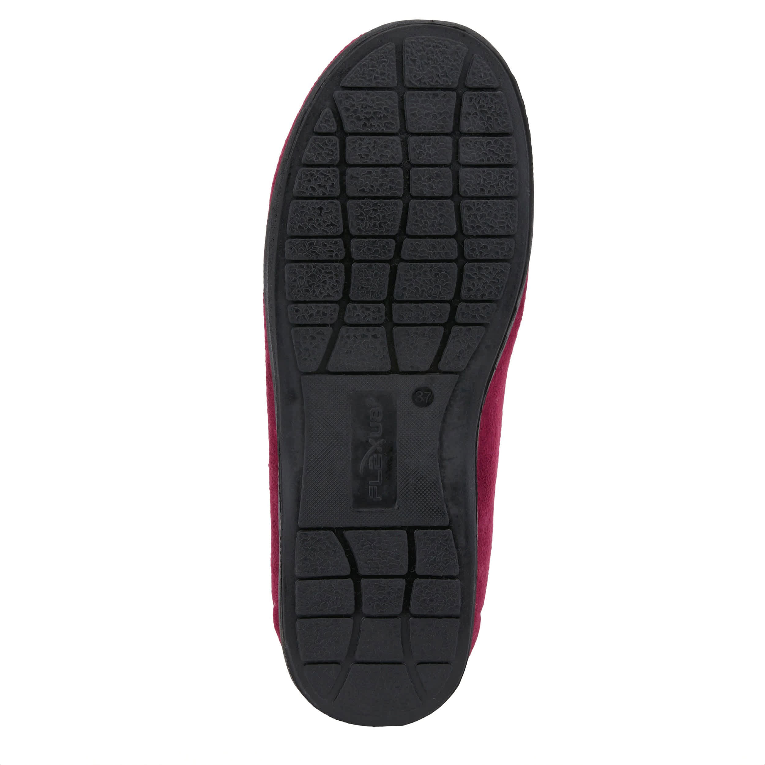 Flexus-WOMENS ISLA SLIPPER-DARK RED & 