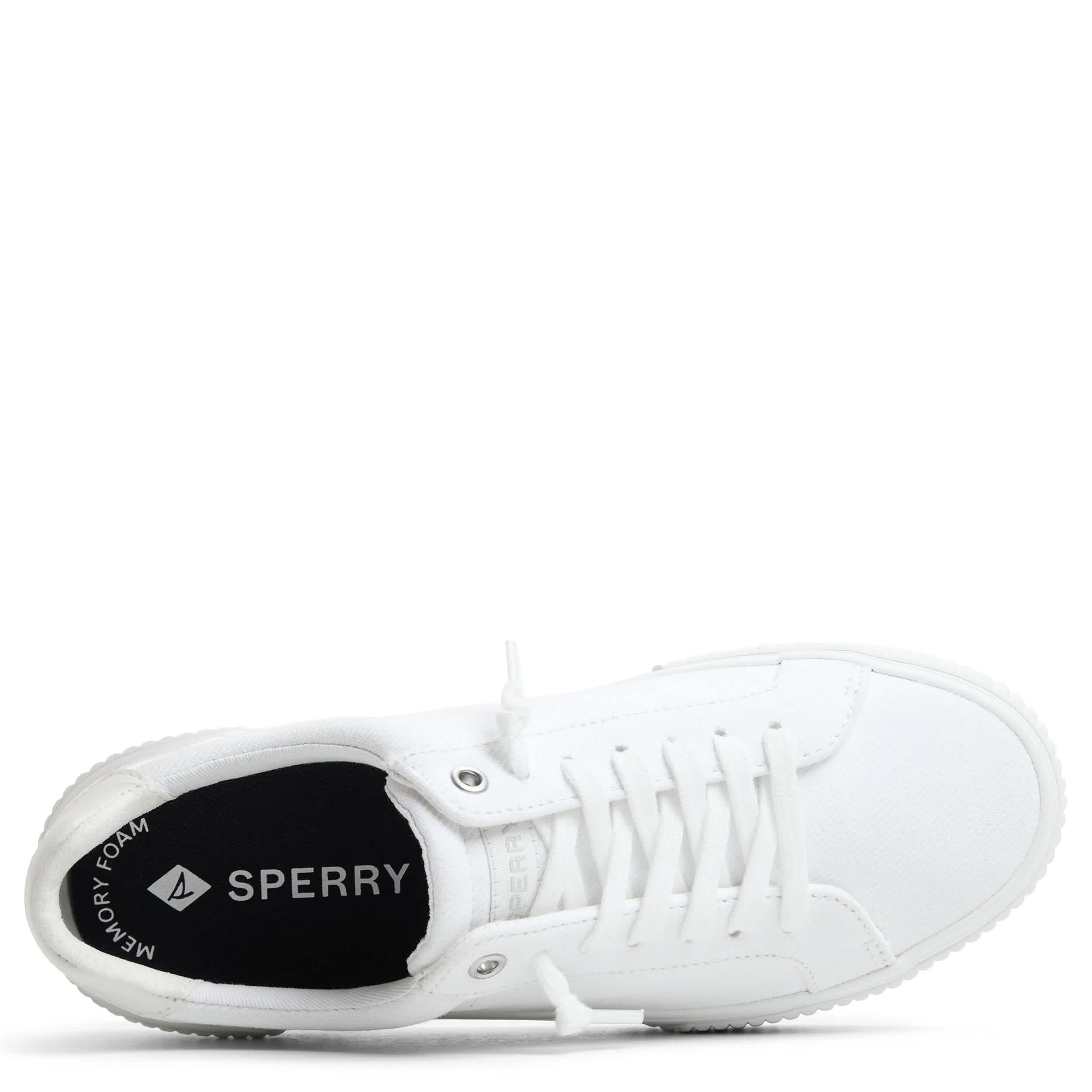 SPERRY-WOMENS BERMUDA SNEAKER-WHITE & WHITE
