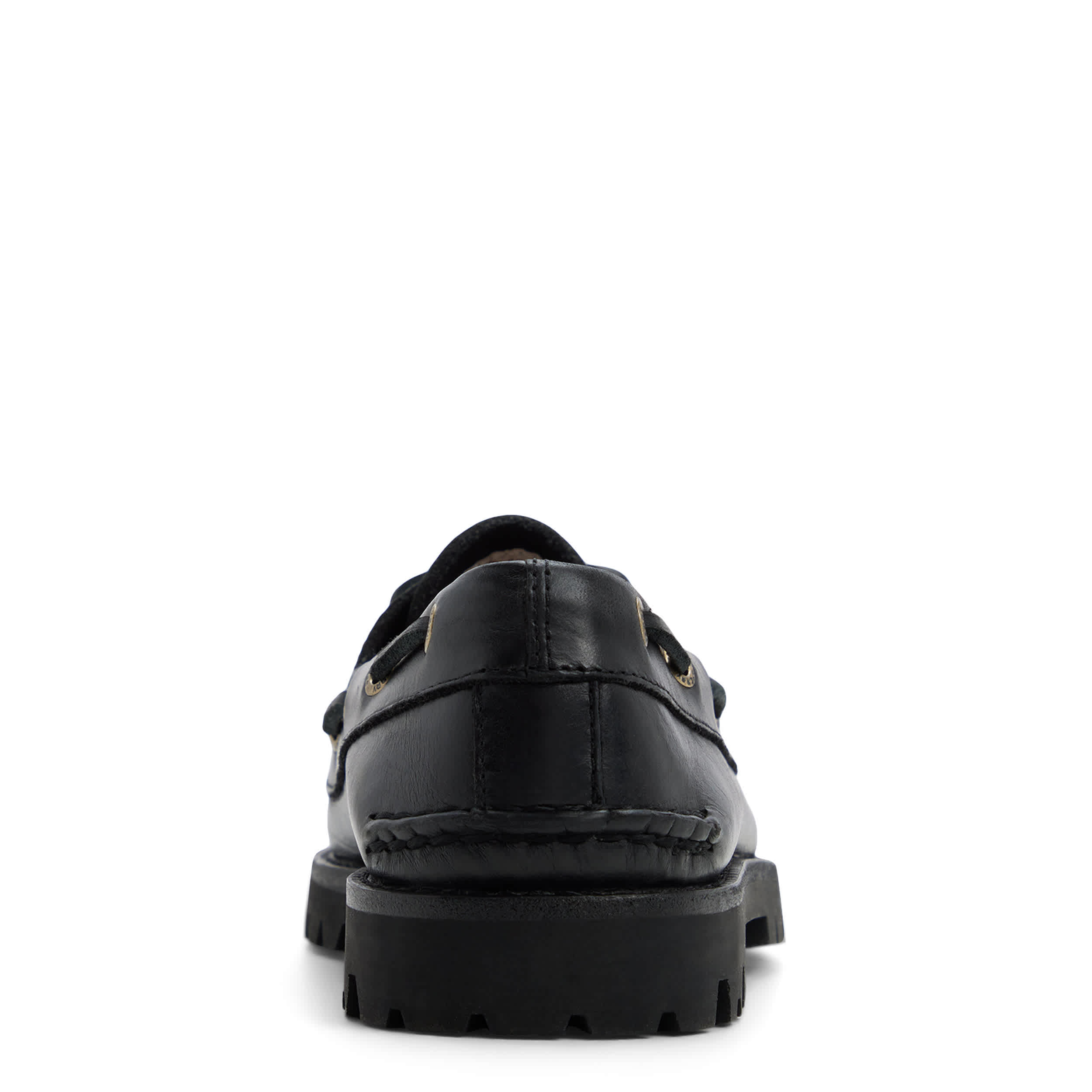 SPERRY-WOMENS AO KILTIE LUG BOAT SHOE-BLACK & 