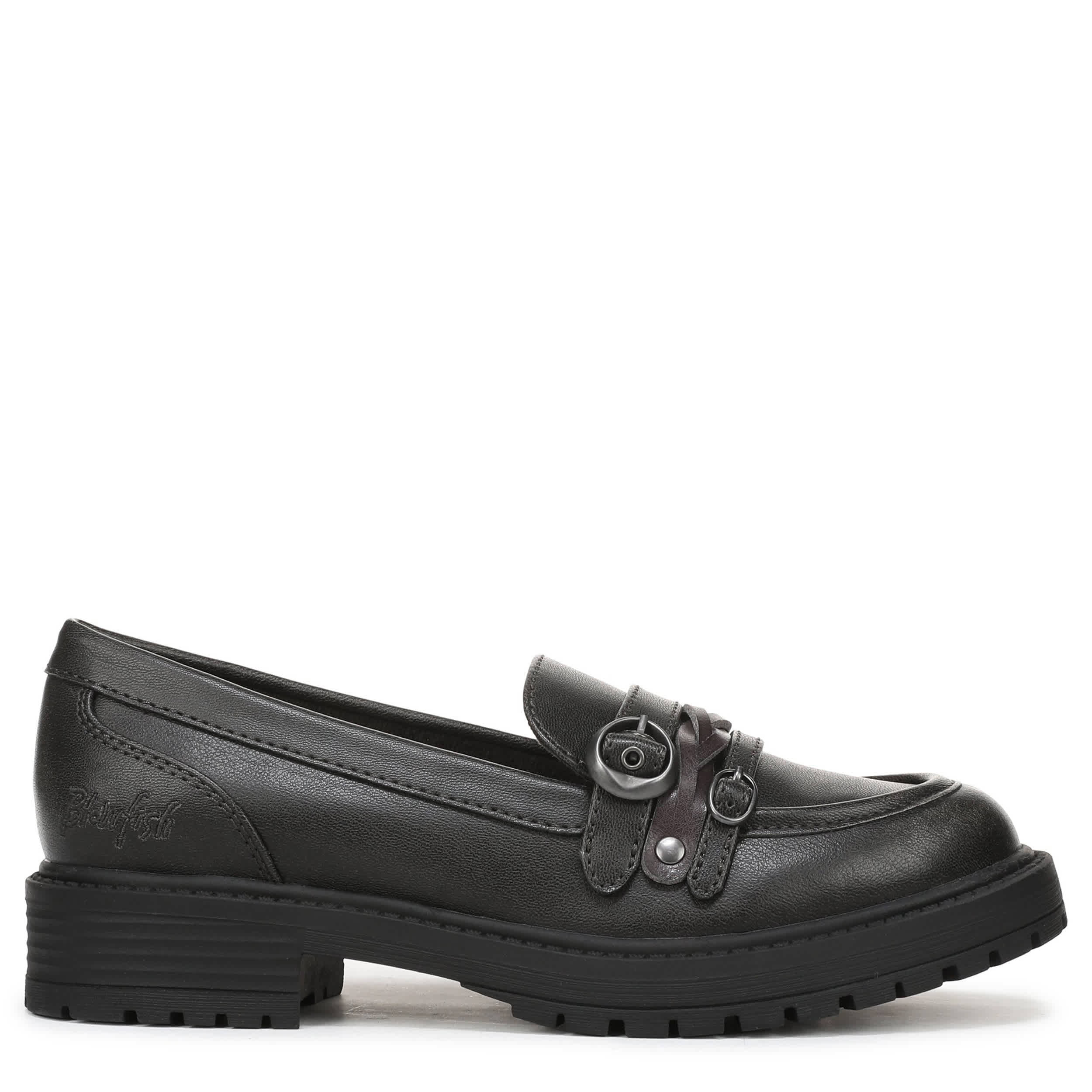 BLOWFISH MALIBU-WOMENS ASHER LOAFER-DARK GREY & 