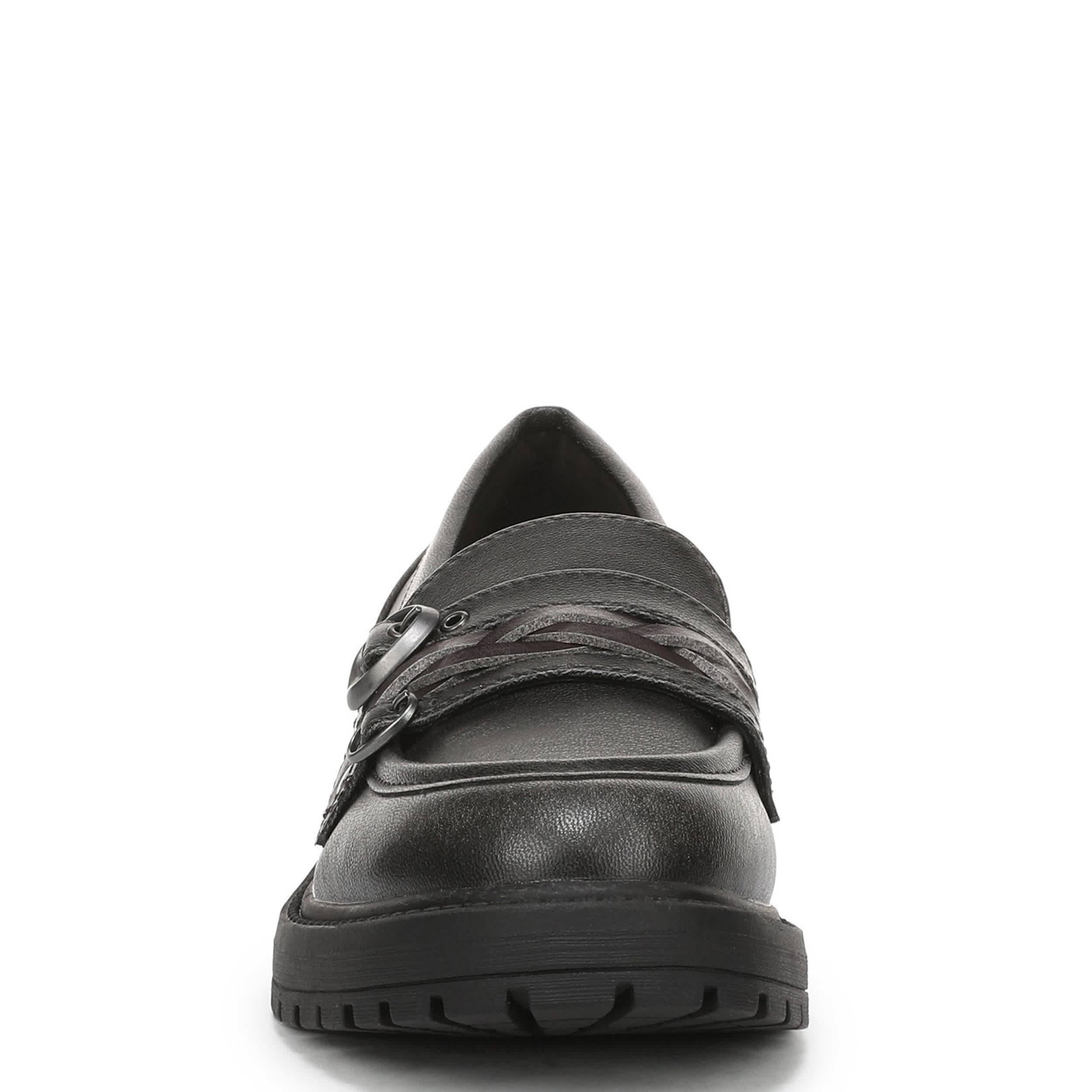 BLOWFISH MALIBU-WOMENS ASHER LOAFER-DARK GREY & 