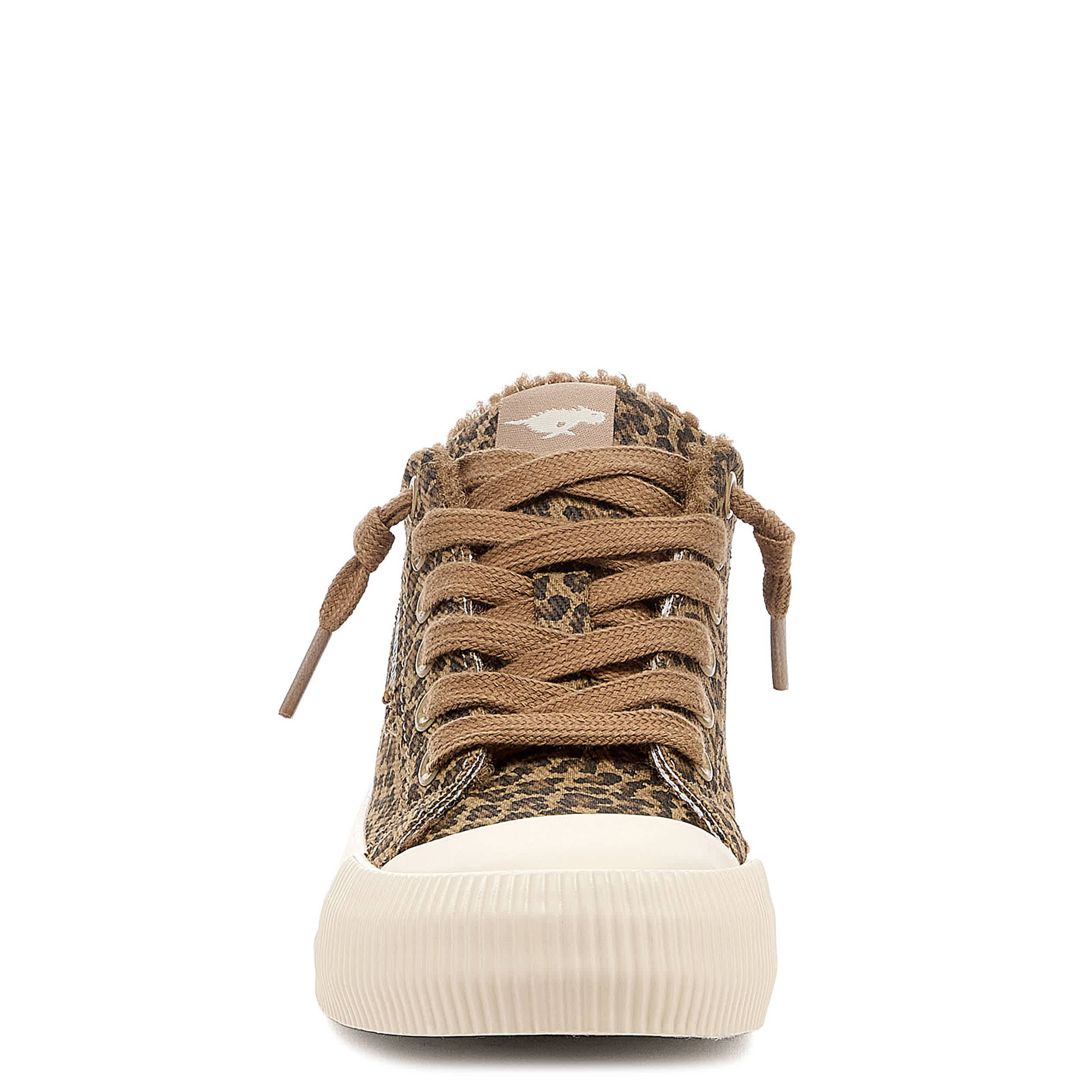 ROCKET DOG-WOMENS CHEERY SLIP ON SNEAKER-TAN & LEOPARD