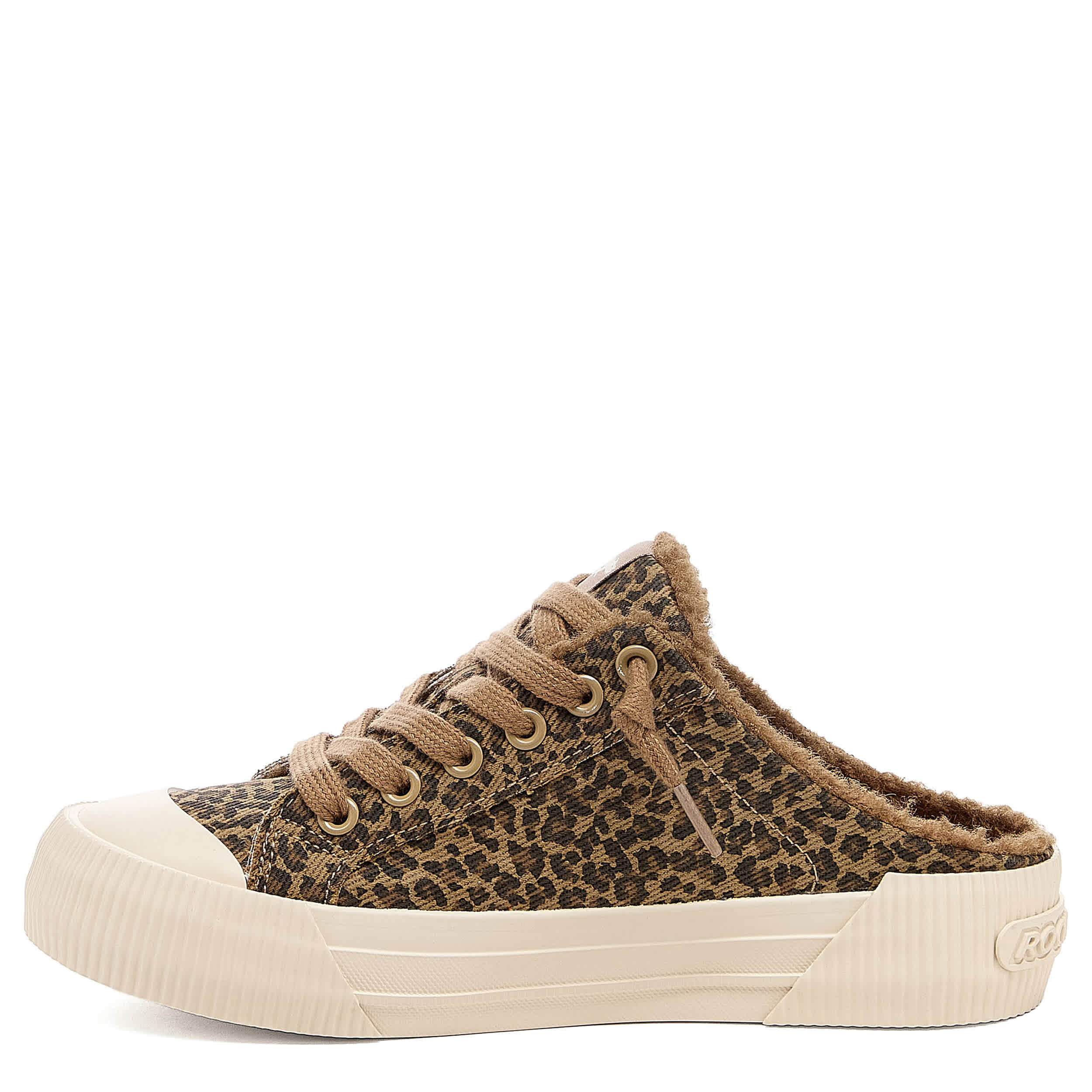 ROCKET DOG-WOMENS CHEERY SLIP ON SNEAKER-TAN & LEOPARD