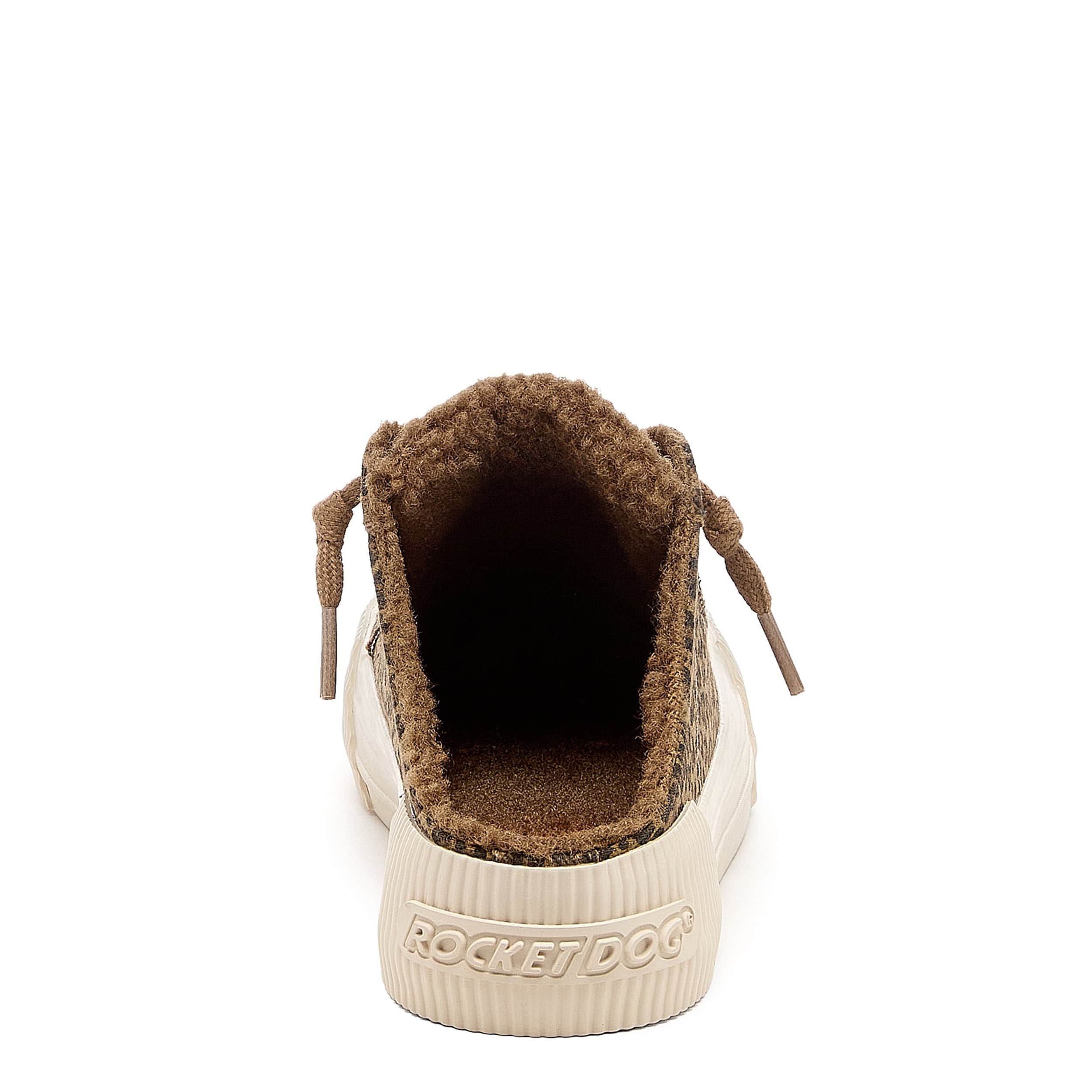 ROCKET DOG-WOMENS CHEERY SLIP ON SNEAKER-TAN & LEOPARD