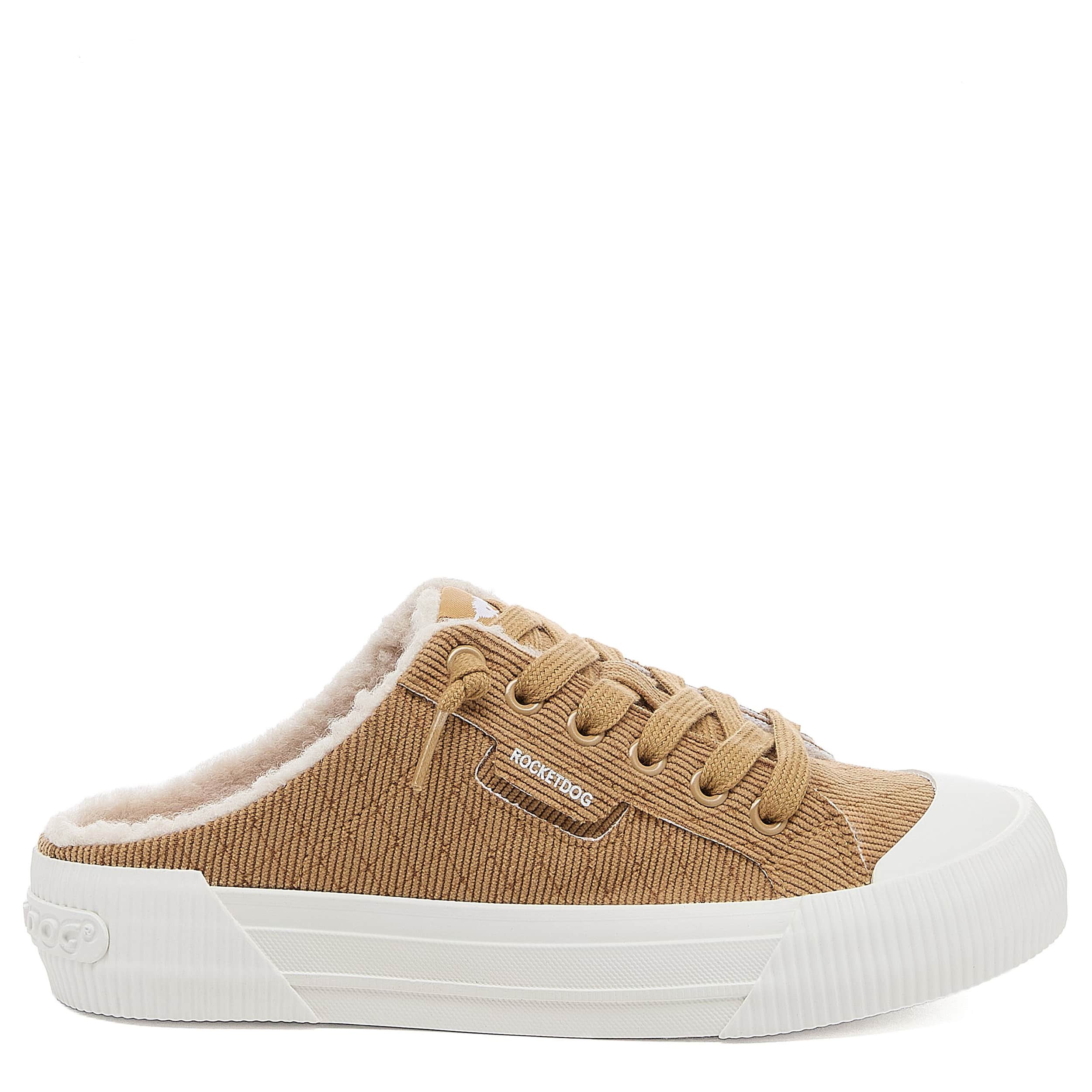 ROCKET DOG-WOMENS CHEERY SLIP ON SNEAKER-TAN & 
