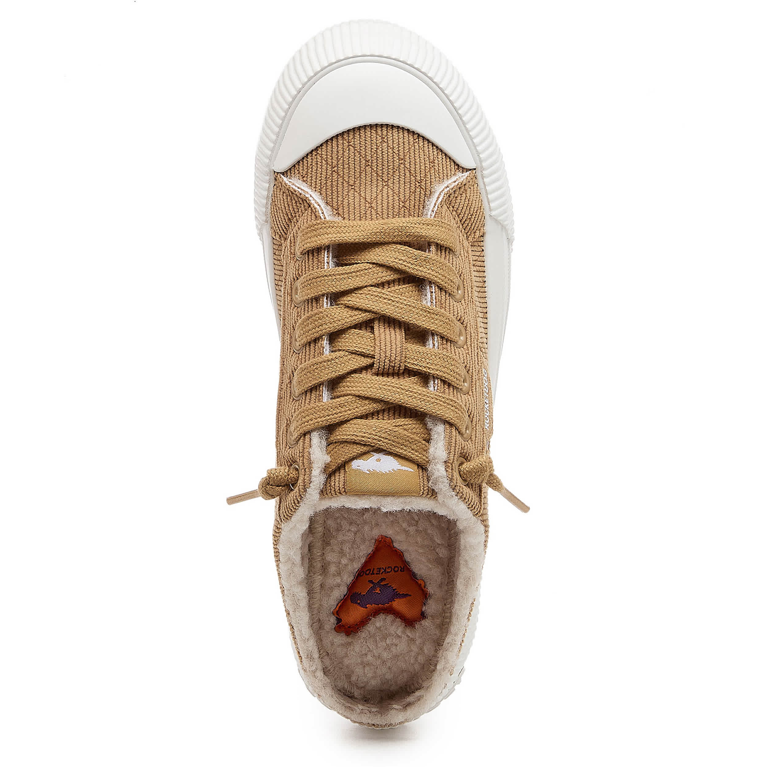 ROCKET DOG-WOMENS CHEERY SLIP ON SNEAKER-TAN & 