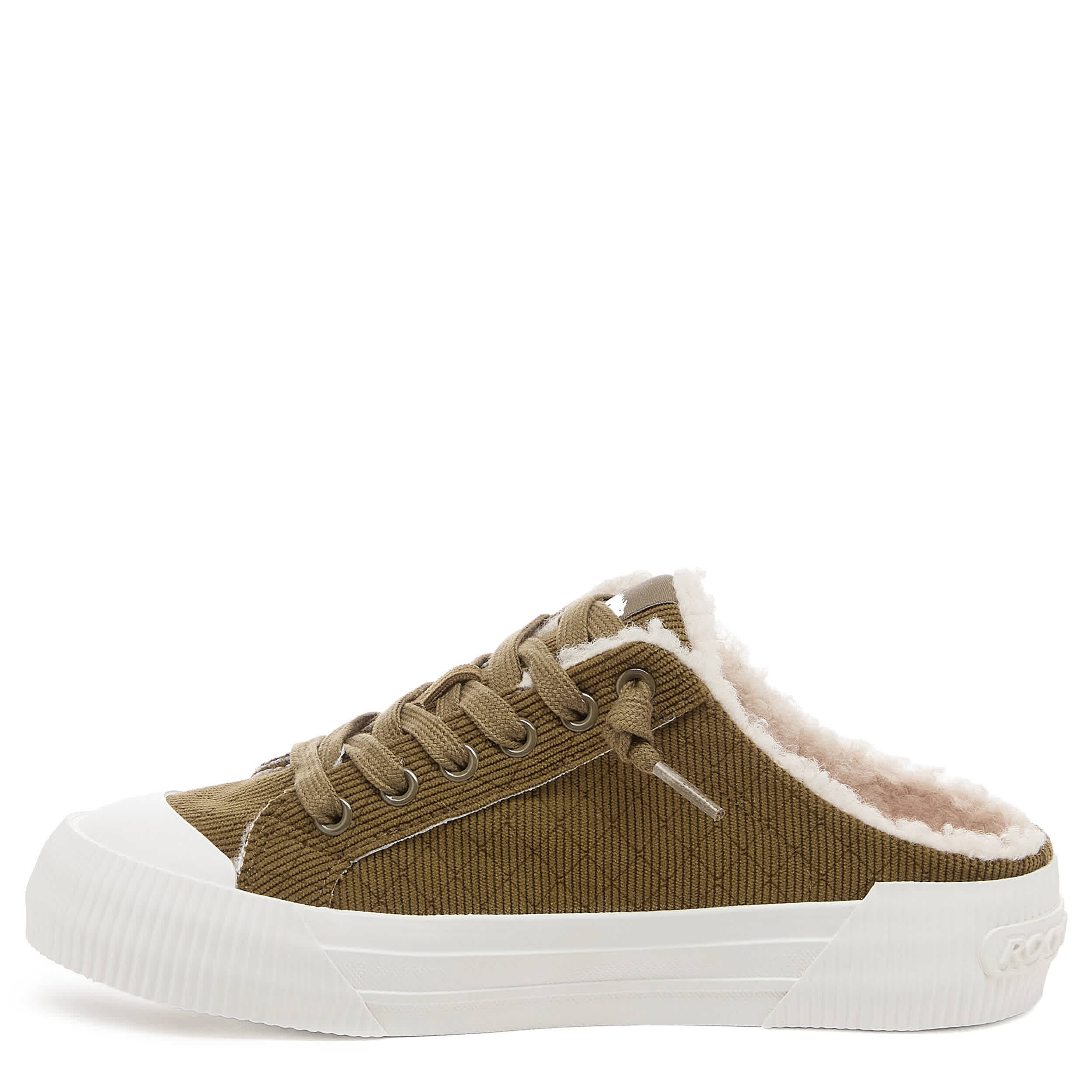 ROCKET DOG-WOMENS CHEERY SLIP ON SNEAKER-OLIVE & 