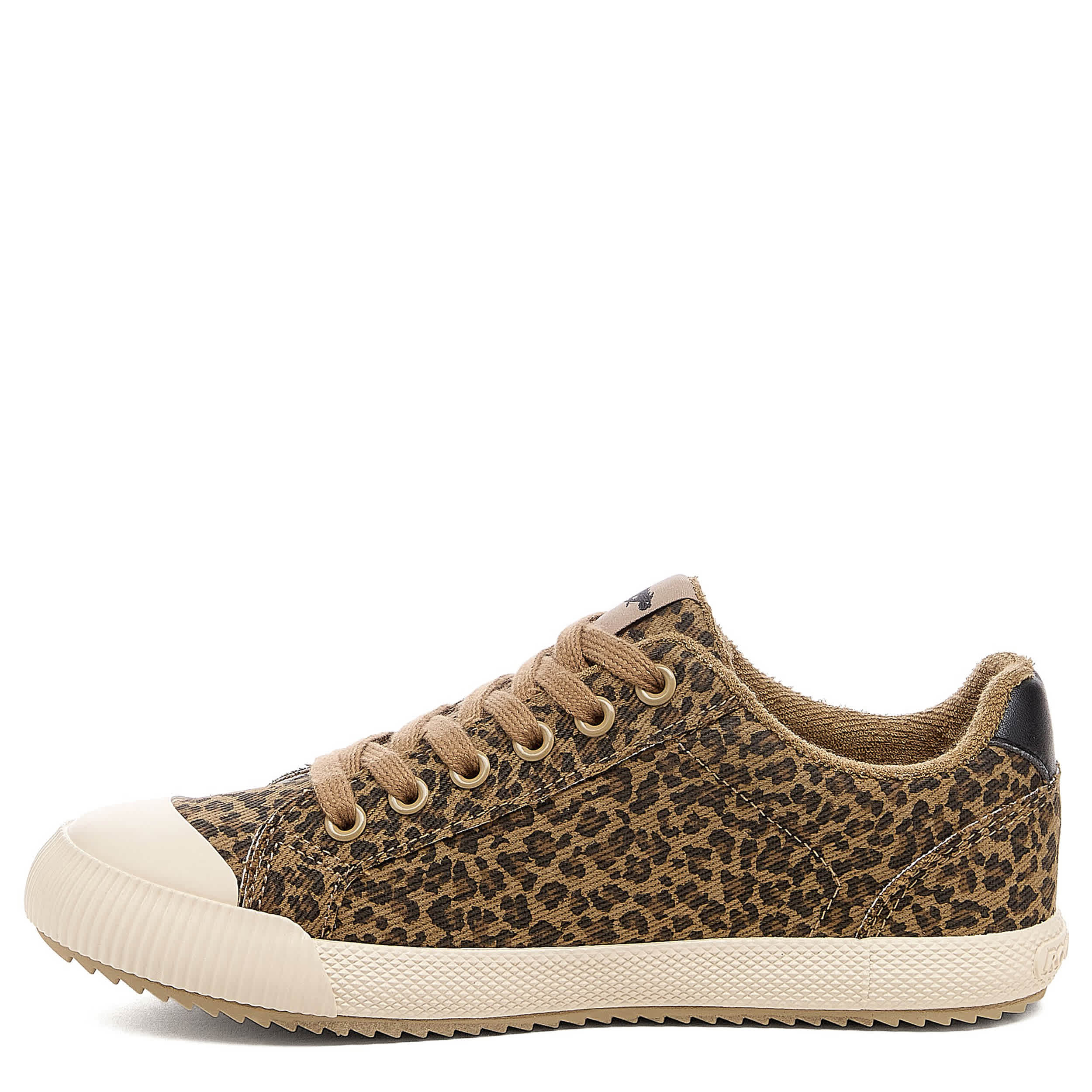 ROCKET DOG-WOMENS CHEERY LOW SNEAKER-TAN & LEOPARD