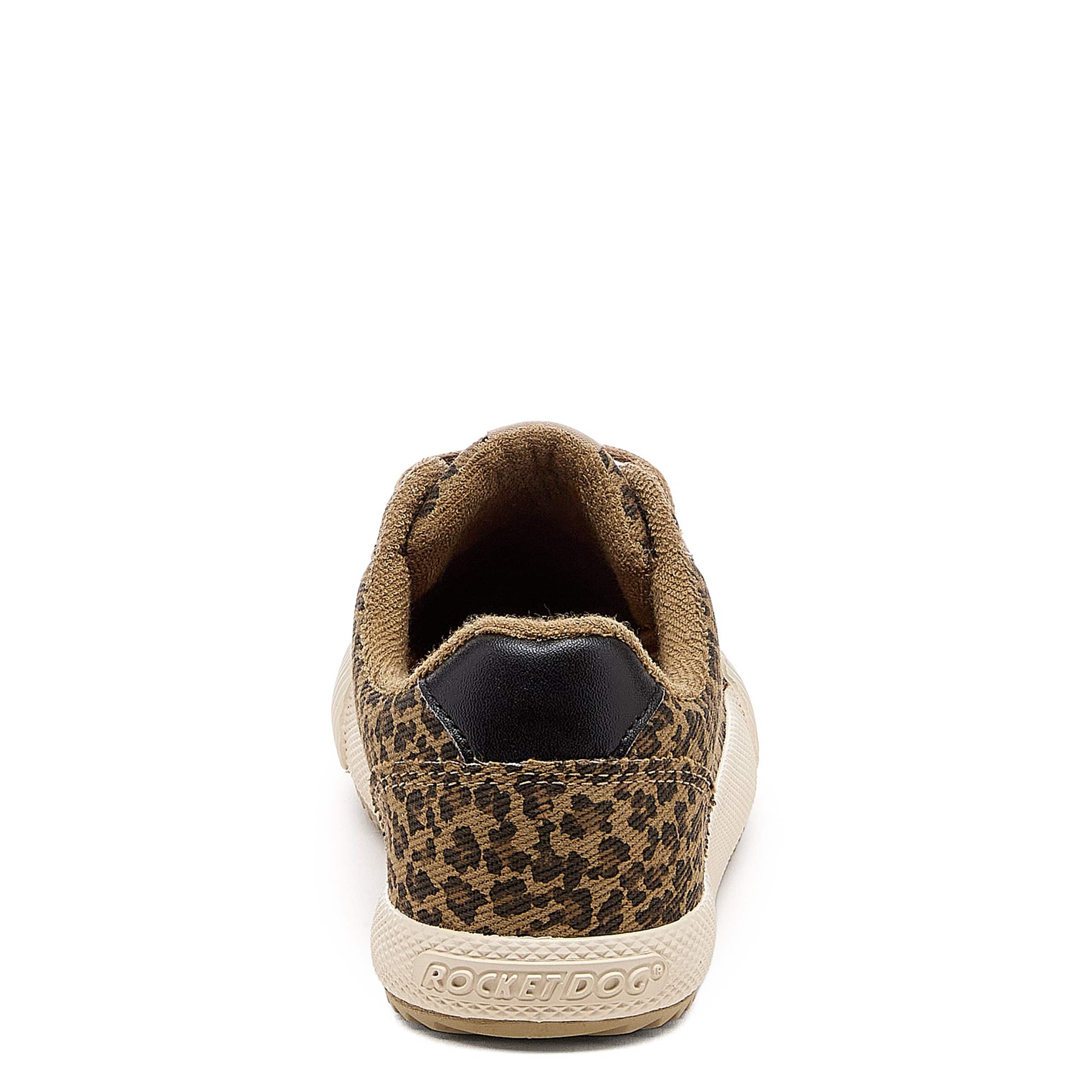 ROCKET DOG-WOMENS CHEERY LOW SNEAKER-TAN & LEOPARD