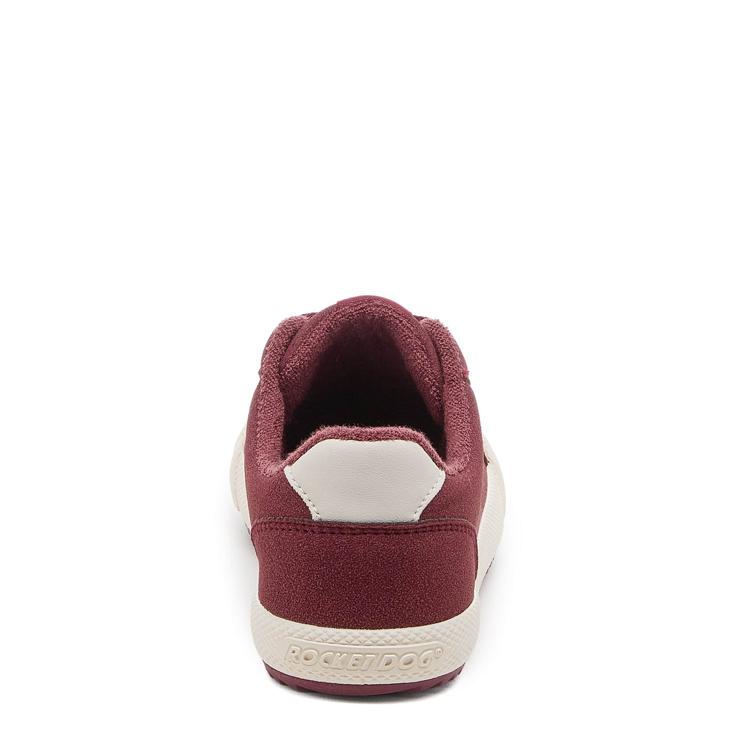 ROCKET DOG-WOMENS CHEERY LOW SNEAKER-BURGUNDY & 