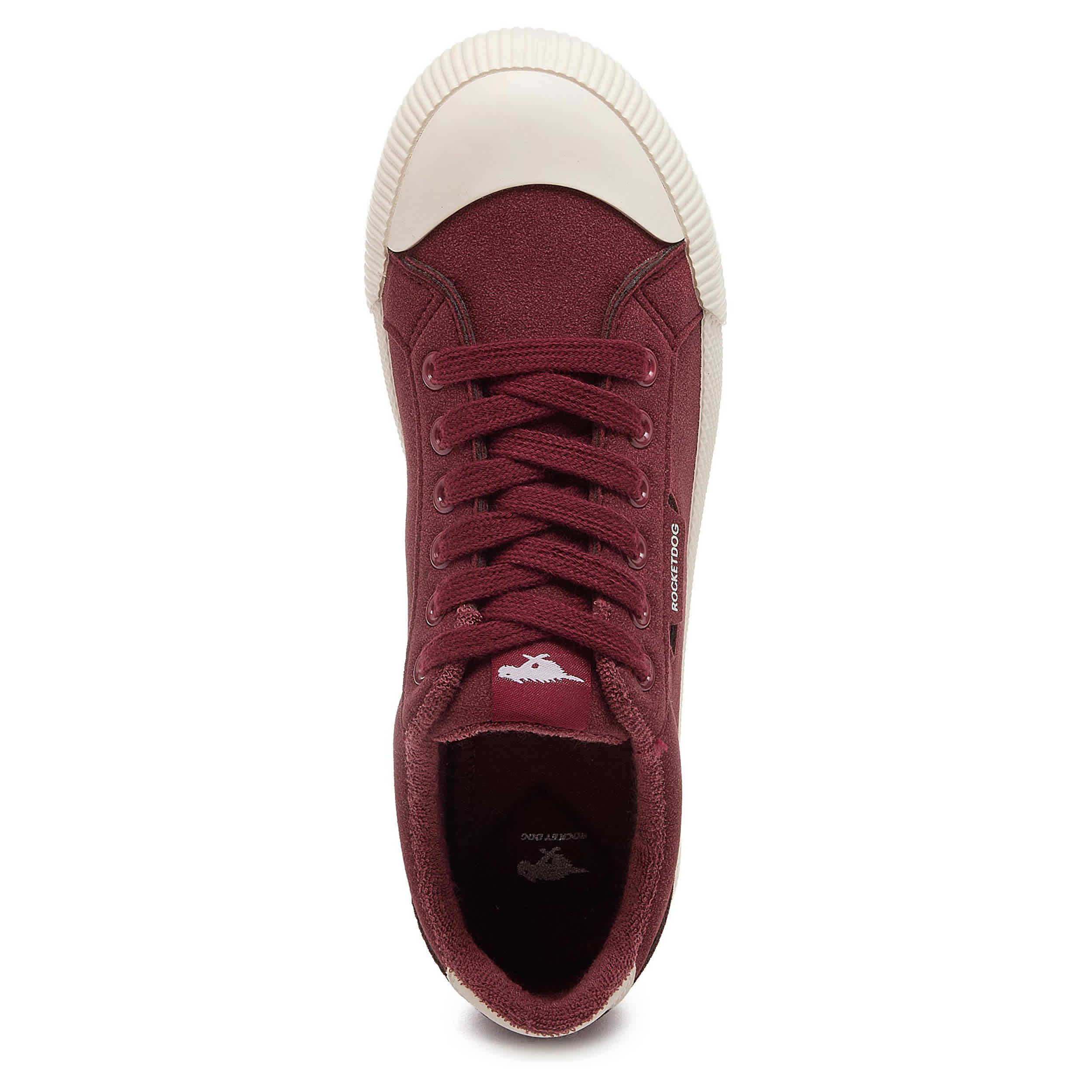 ROCKET DOG-WOMENS CHEERY LOW SNEAKER-BURGUNDY & 
