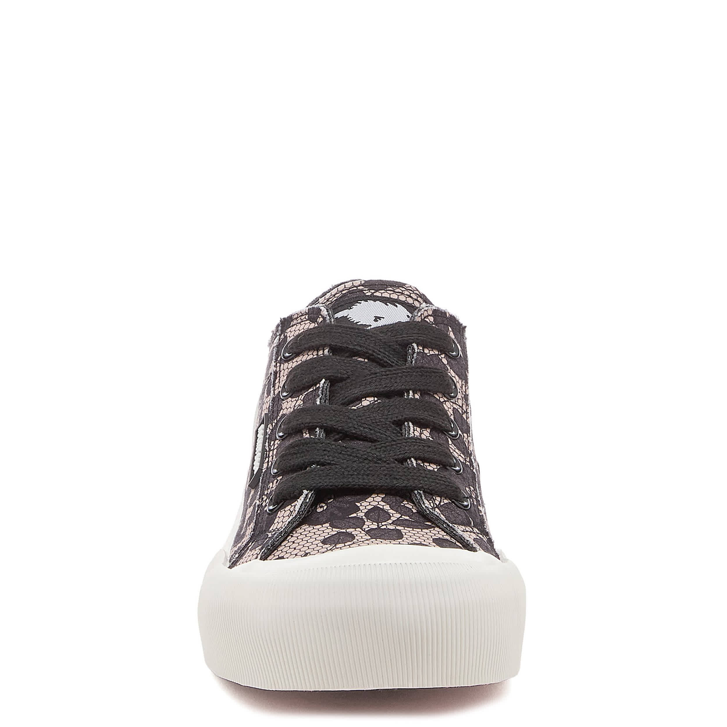 ROCKET DOG-WOMENS JAZZIN PLUS SNEAKER-BLACK & MULTICOLOR