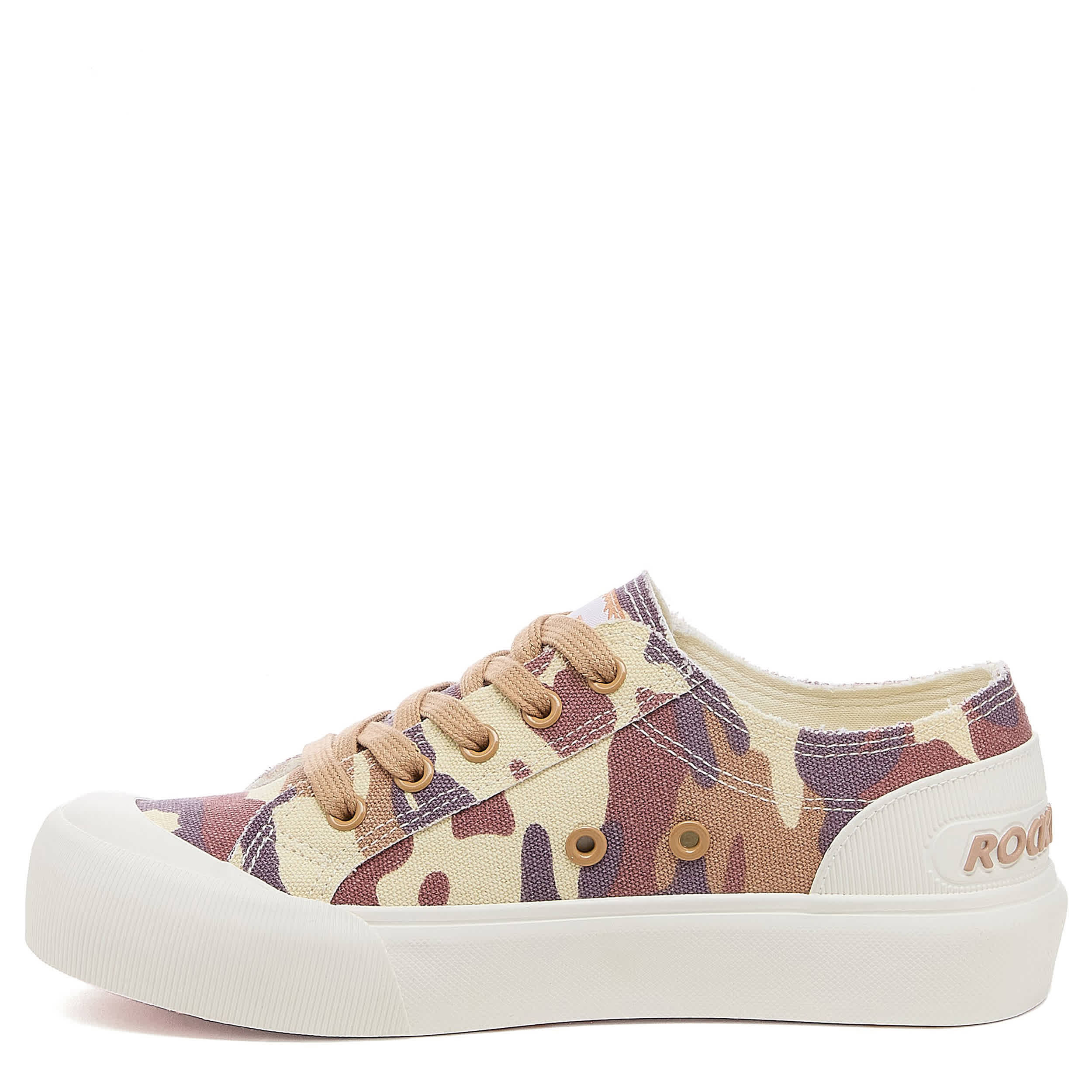 ROCKET DOG-WOMENS JAZZIN PLUS SNEAKER-TAN & MULTICOLOR