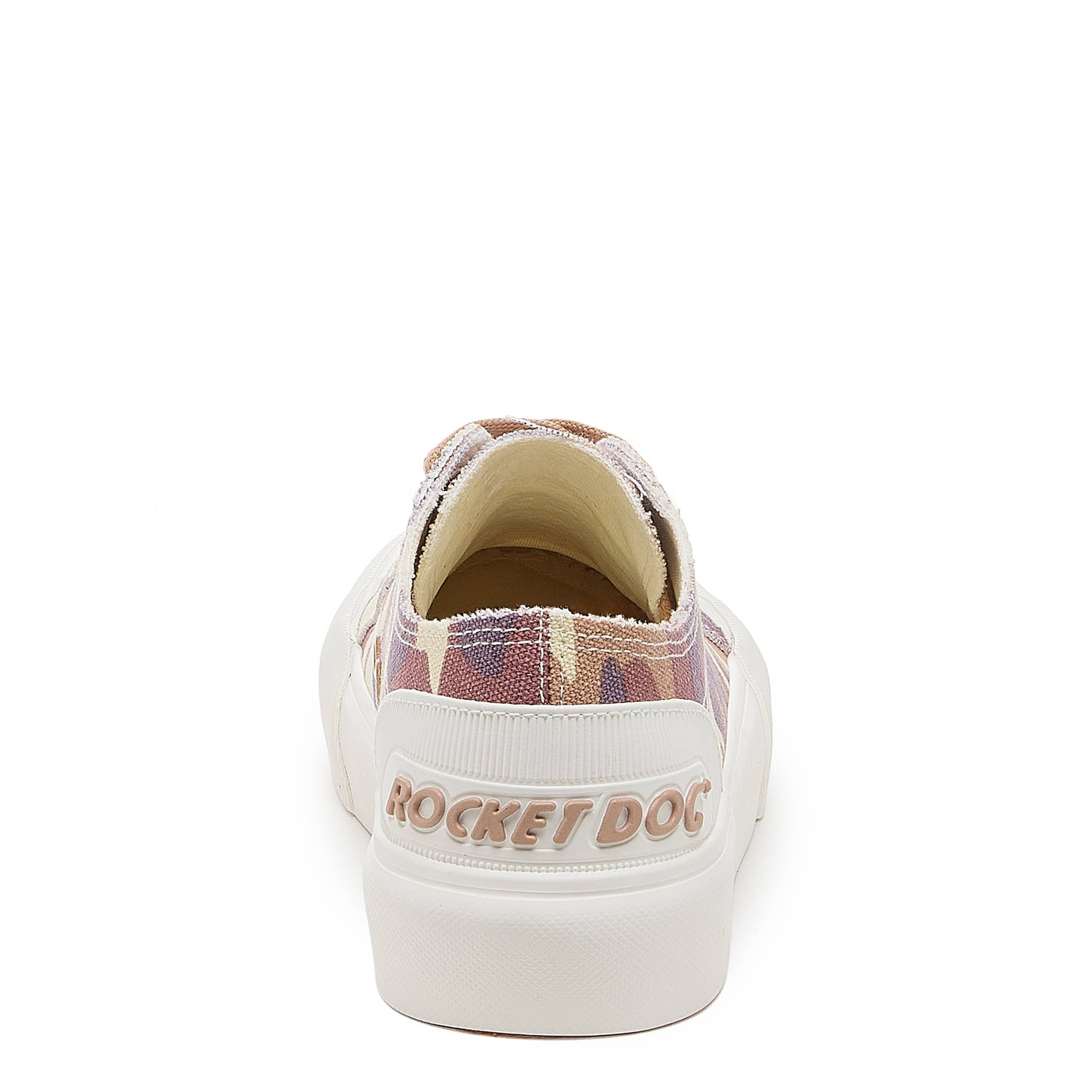 ROCKET DOG-WOMENS JAZZIN PLUS SNEAKER-TAN & MULTICOLOR