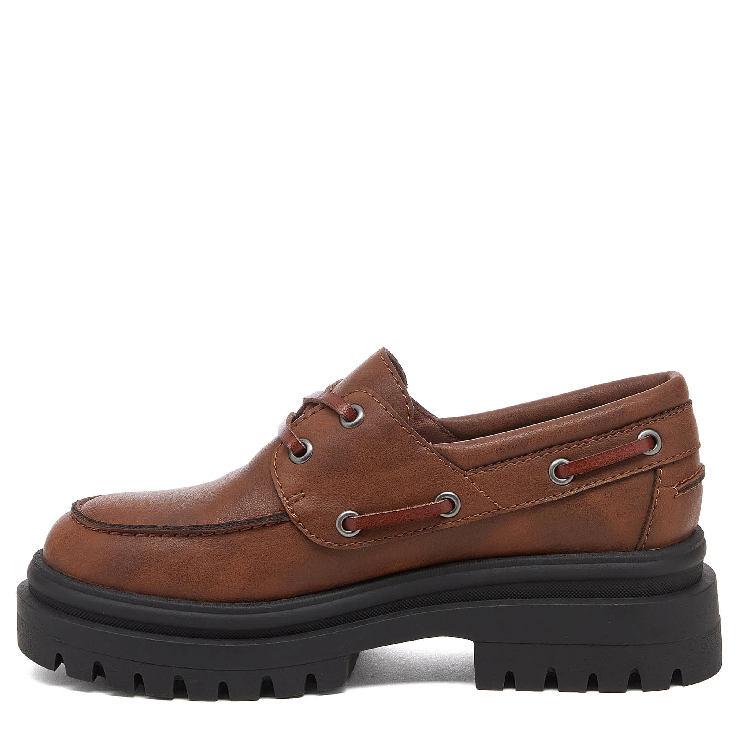 ROCKET DOG-WOMENS DEAN LOAFER-BROWN & 