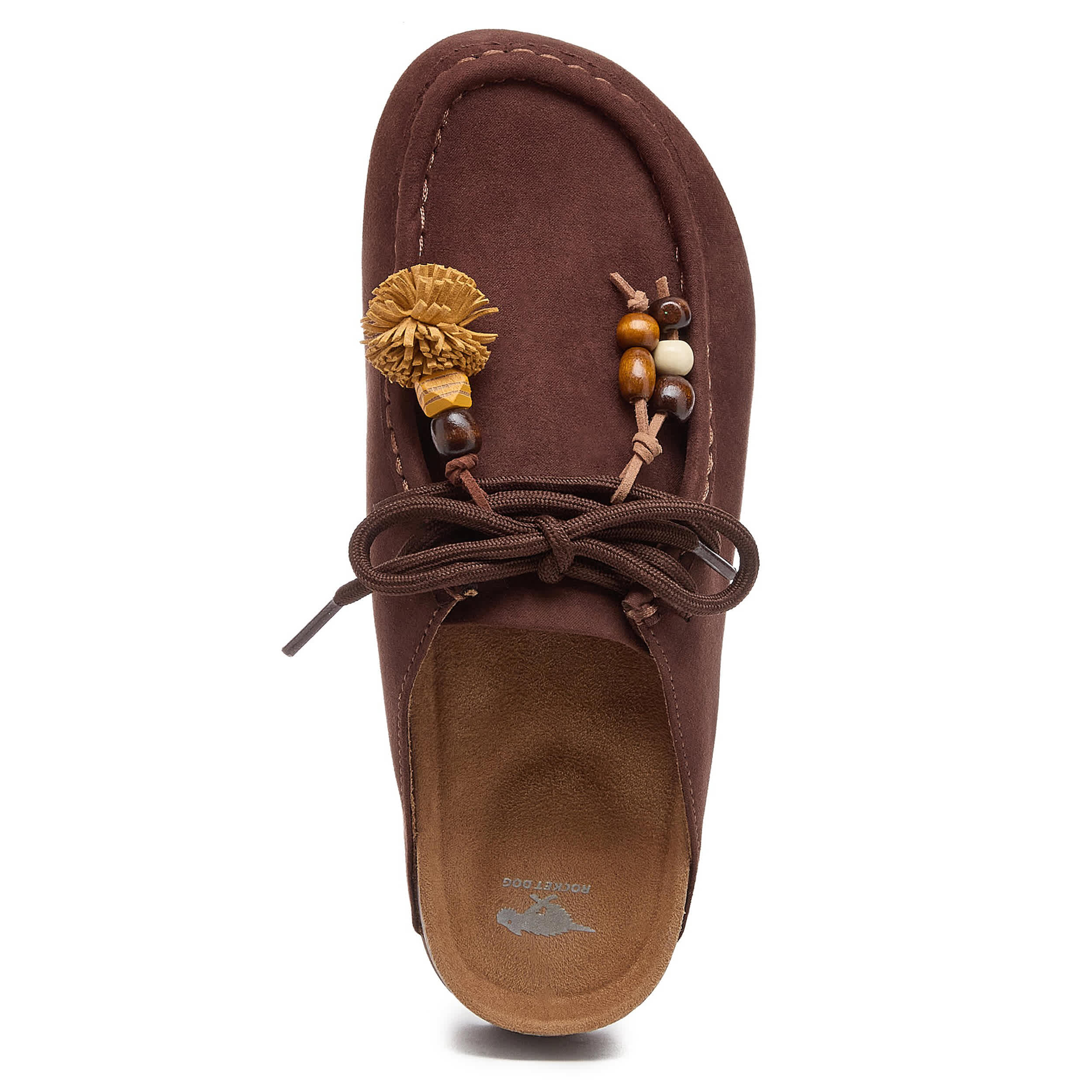 ROCKET DOG-WOMENS ARDEN CLOG-DARK BROWN & 